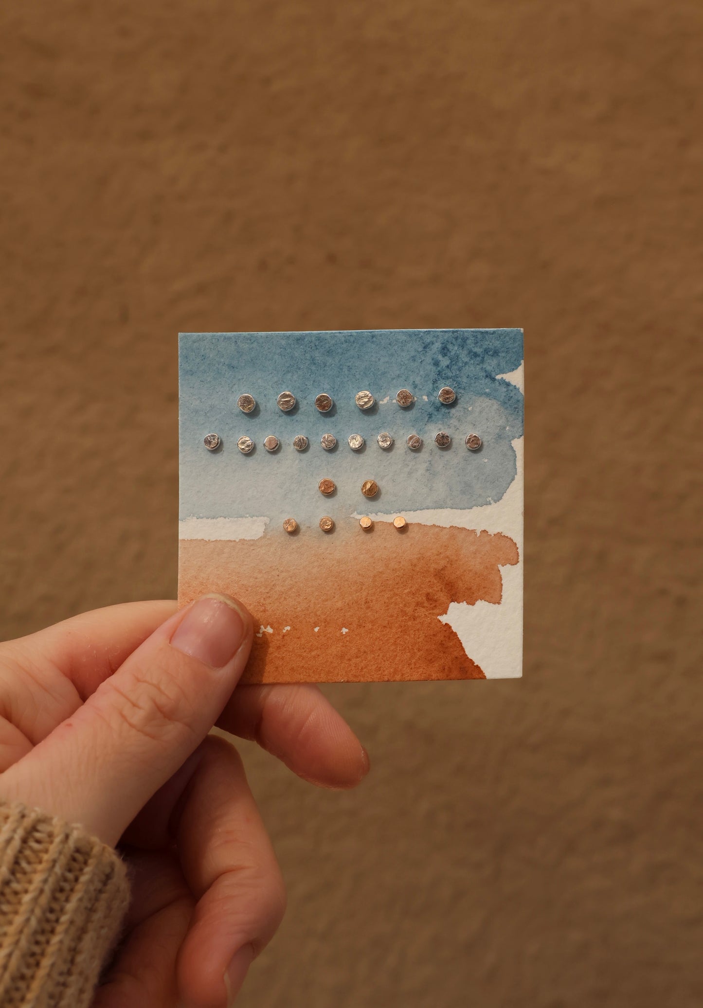 Tiny Dot Stud Earrings