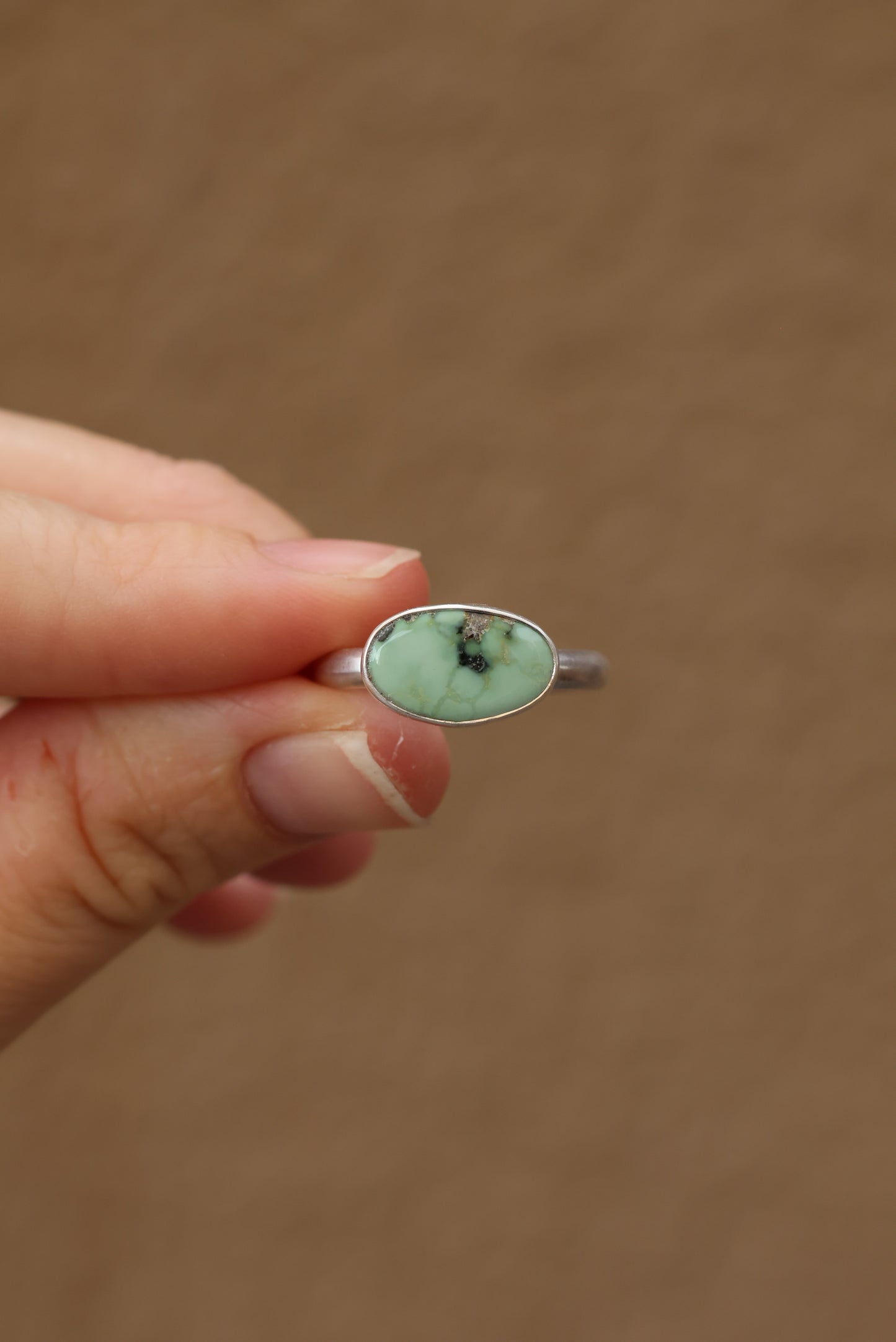 Angel Wing Variscite Ring