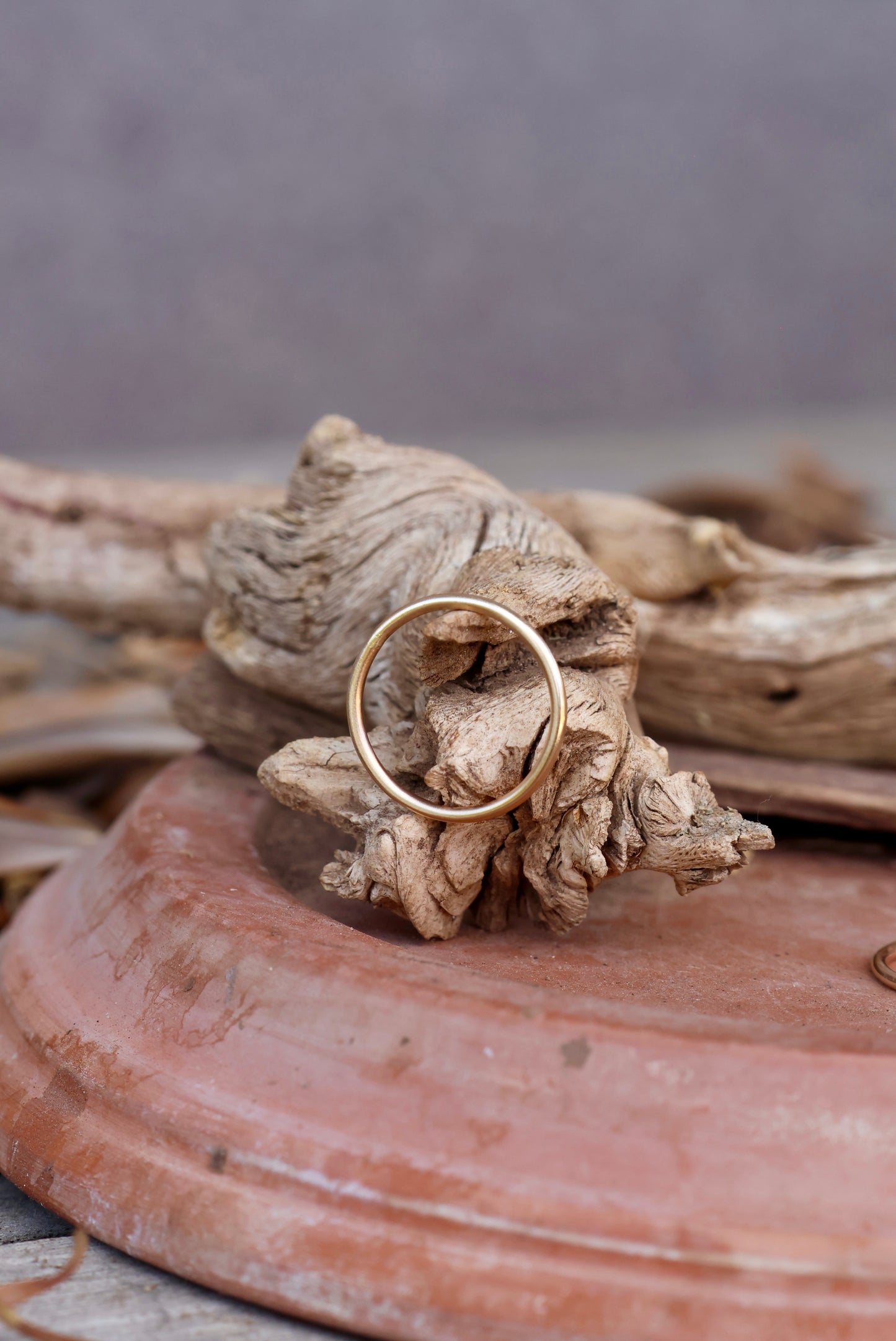 14k Gold Stacking Ring