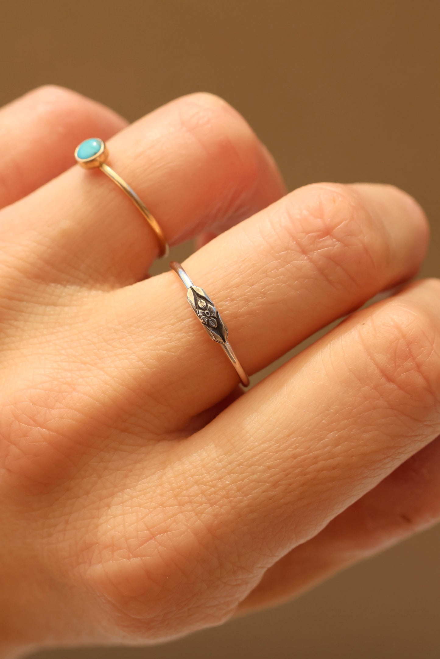 Forget Me Not Stacking Ring