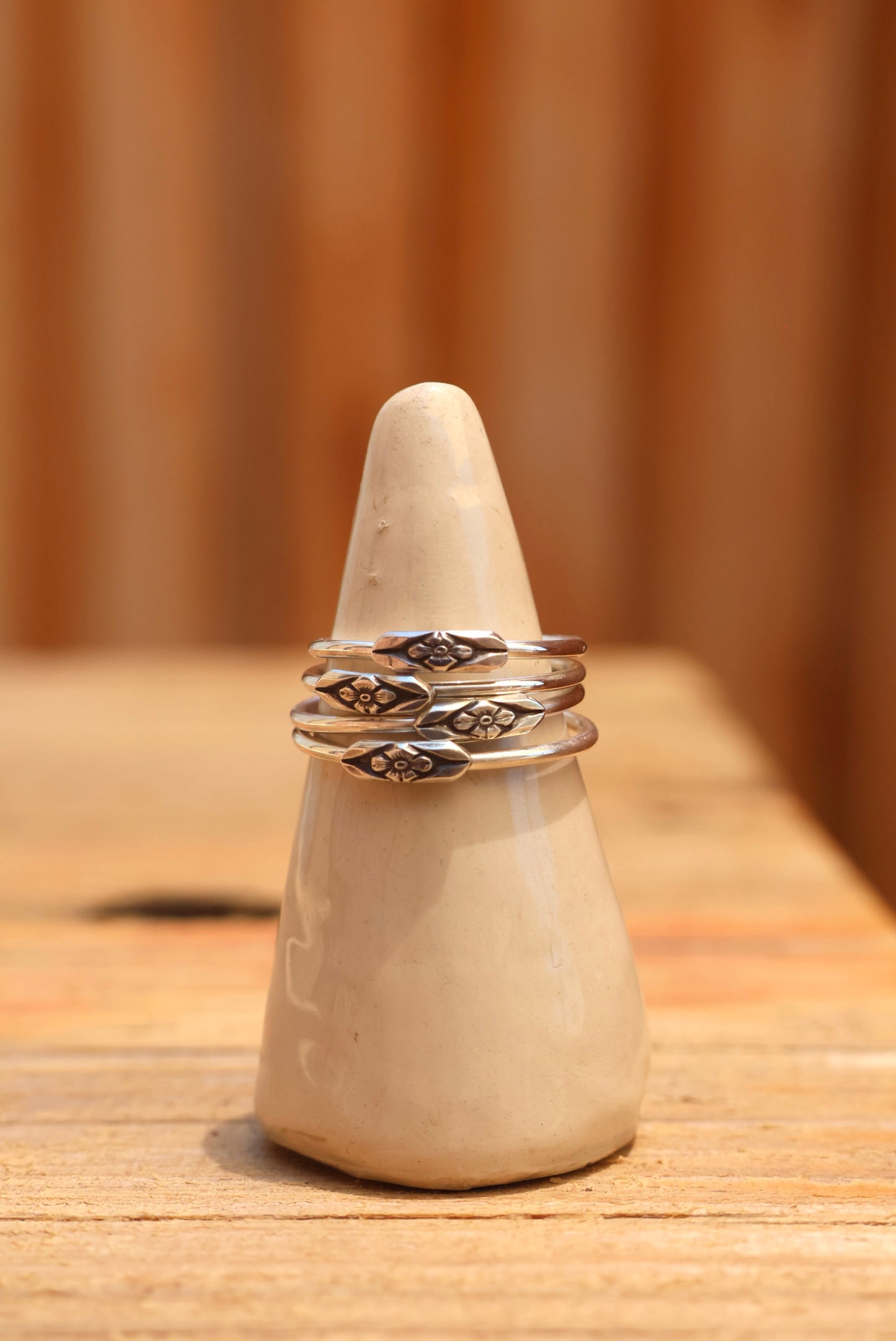 Forget Me Not Stacking Ring