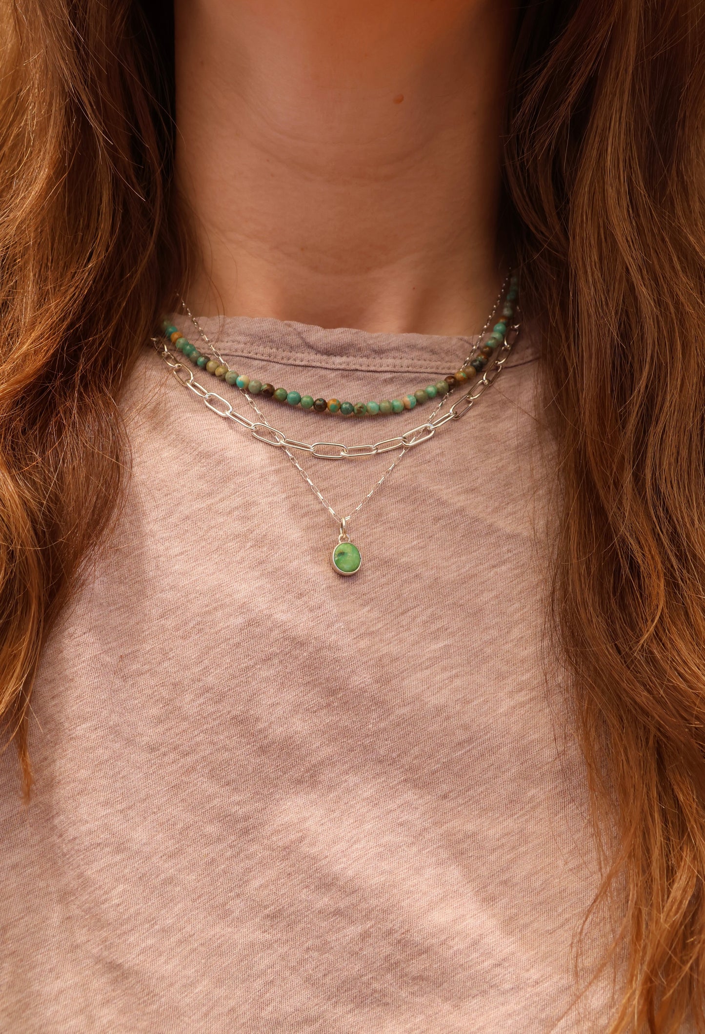 Sonoran Gold Turquoise Necklace