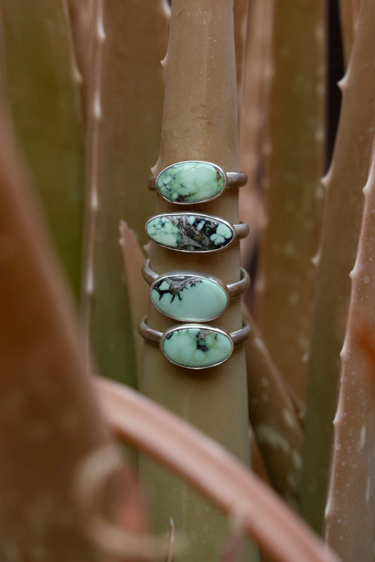 Angel Wing Variscite Ring