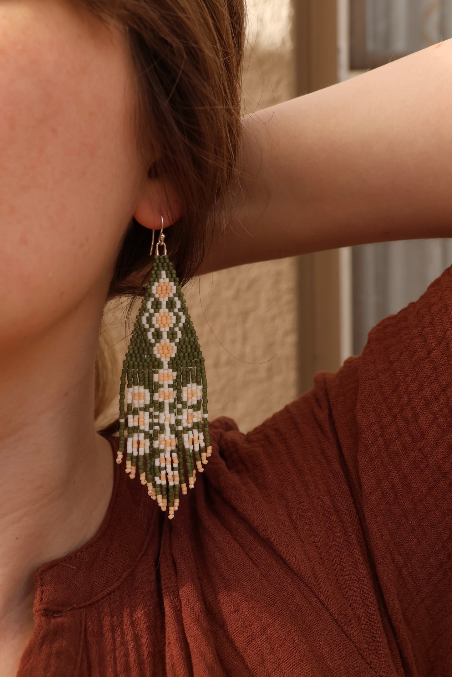 Anne’s Lace Fringe Earrings