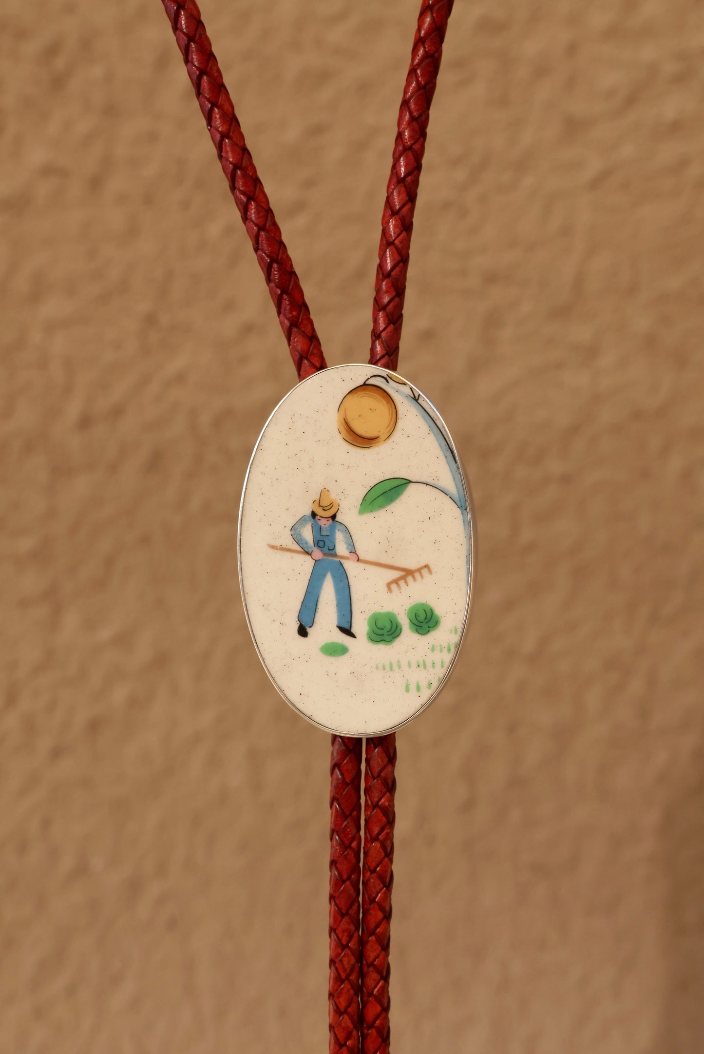 Farmer Bolo Tie
