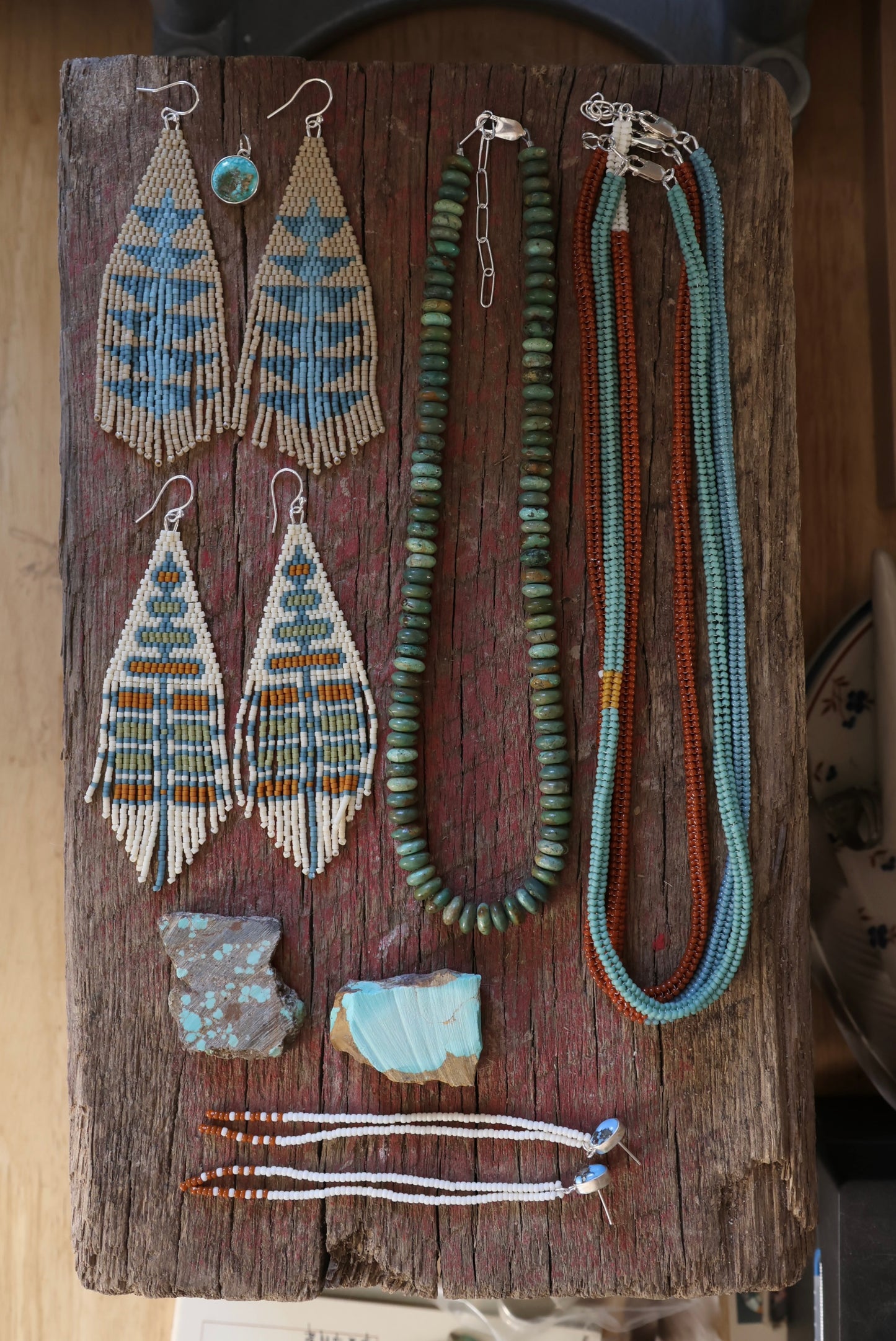 Handwoven Seed Bead Rope Necklace