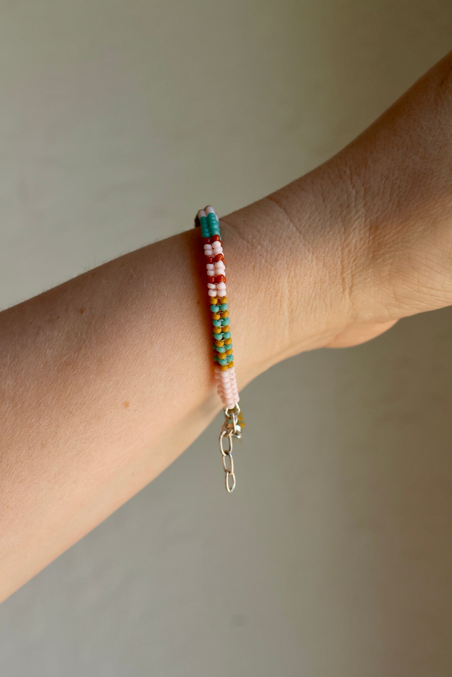 Handwoven Seed Bead Rope Bracelet