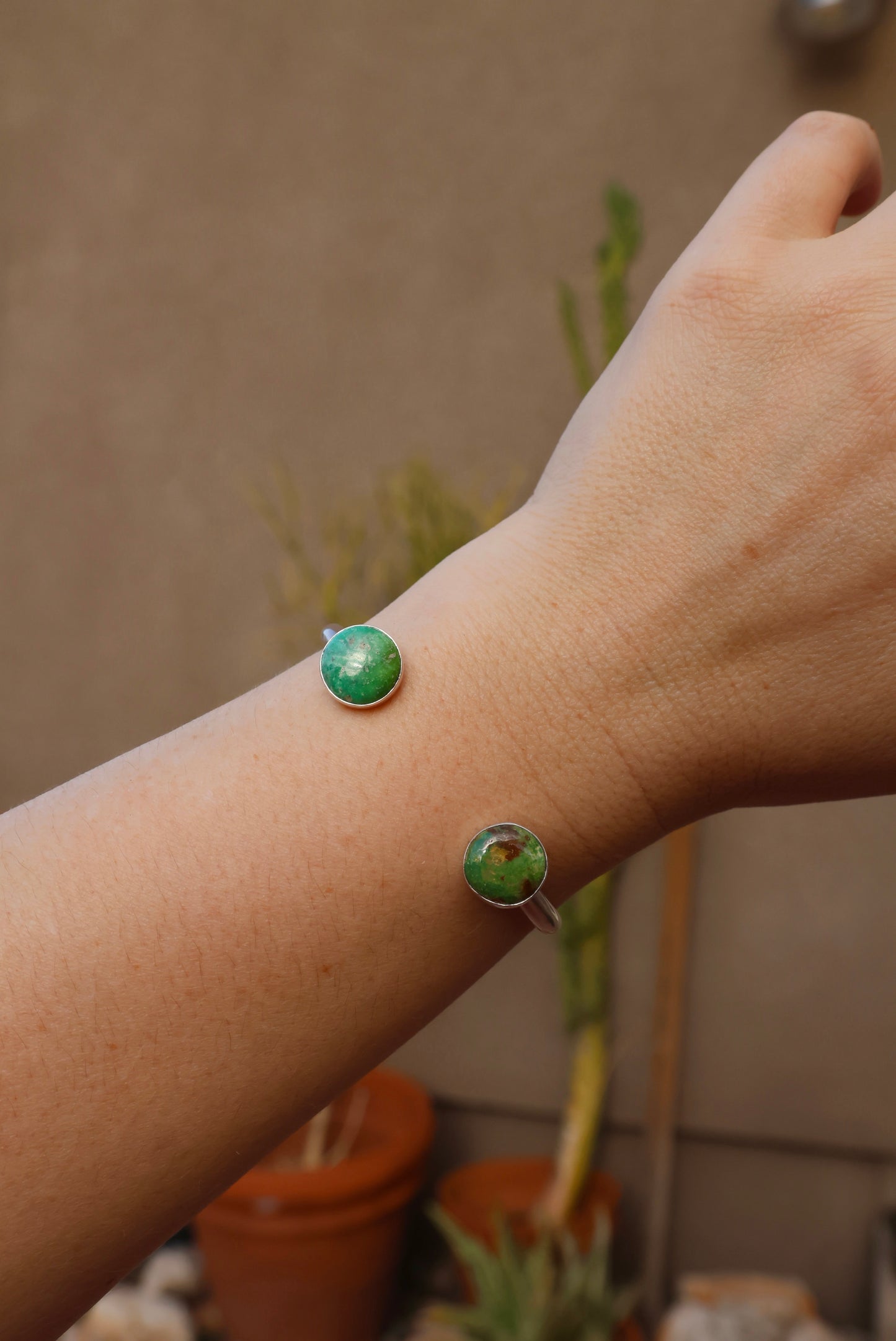 Double Verde Valley Turquoise Cuff