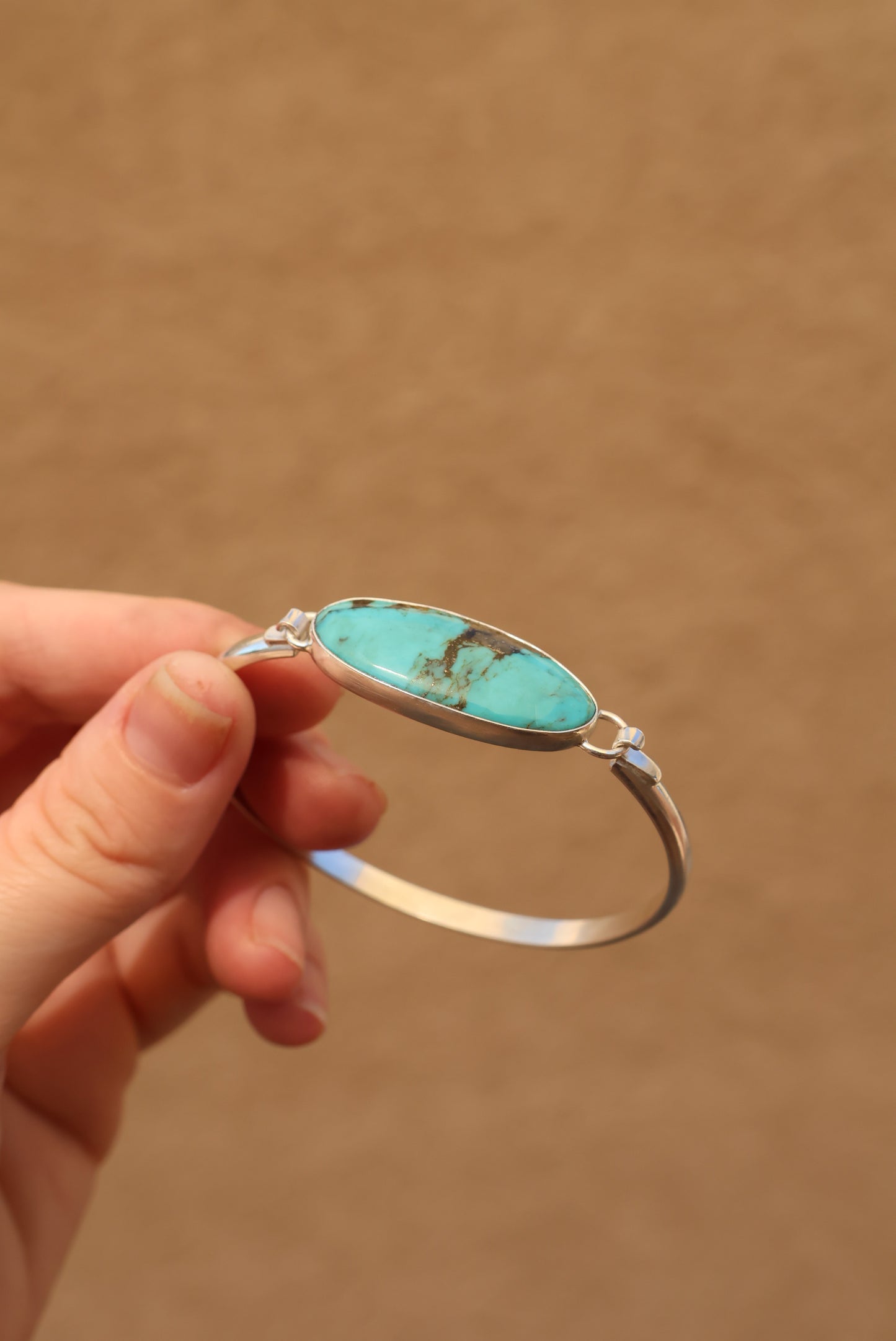Kingman Turquoise Cuff with Hinge