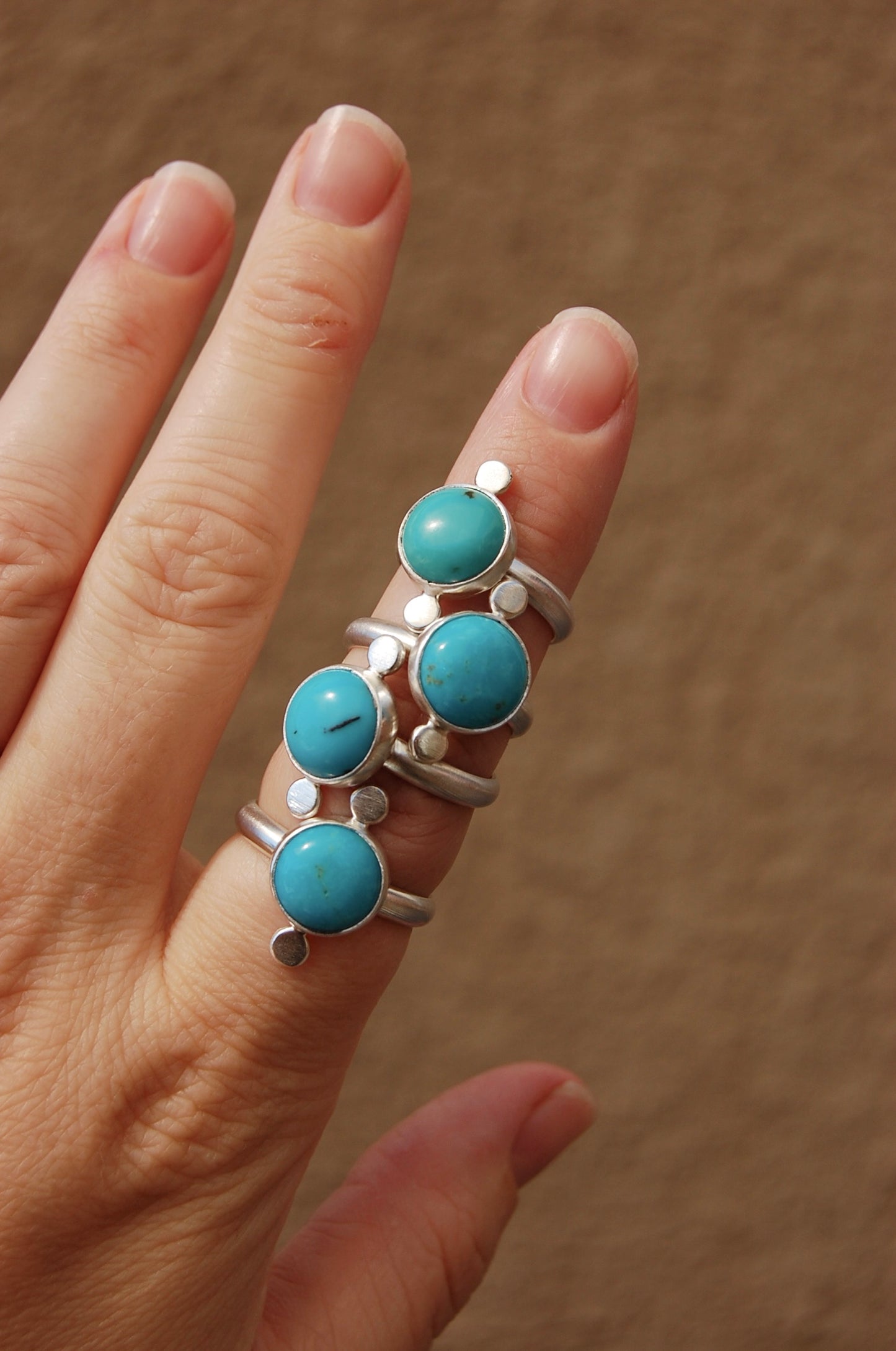 Turquoise Moon Ring