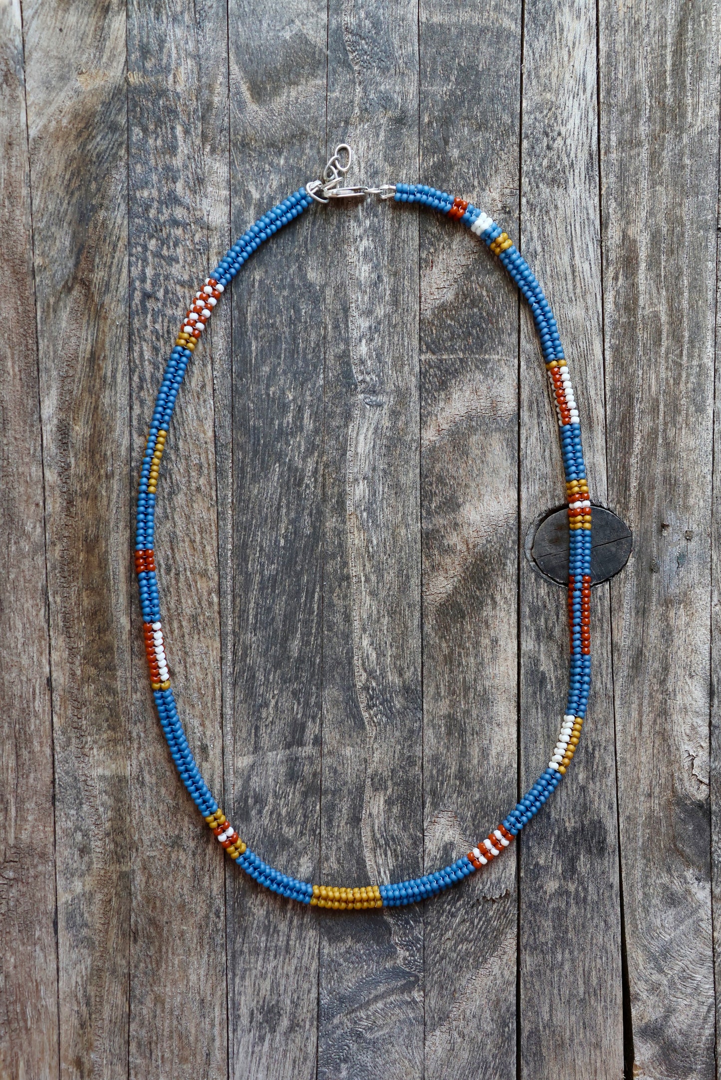 Handwoven Seed Bead Rope Necklace