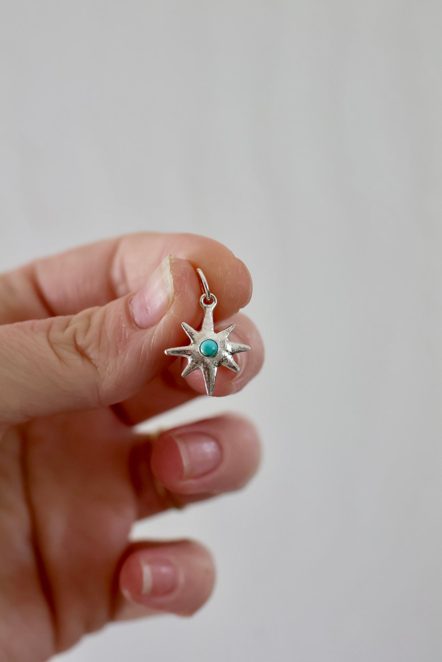 Turquoise Star Charm