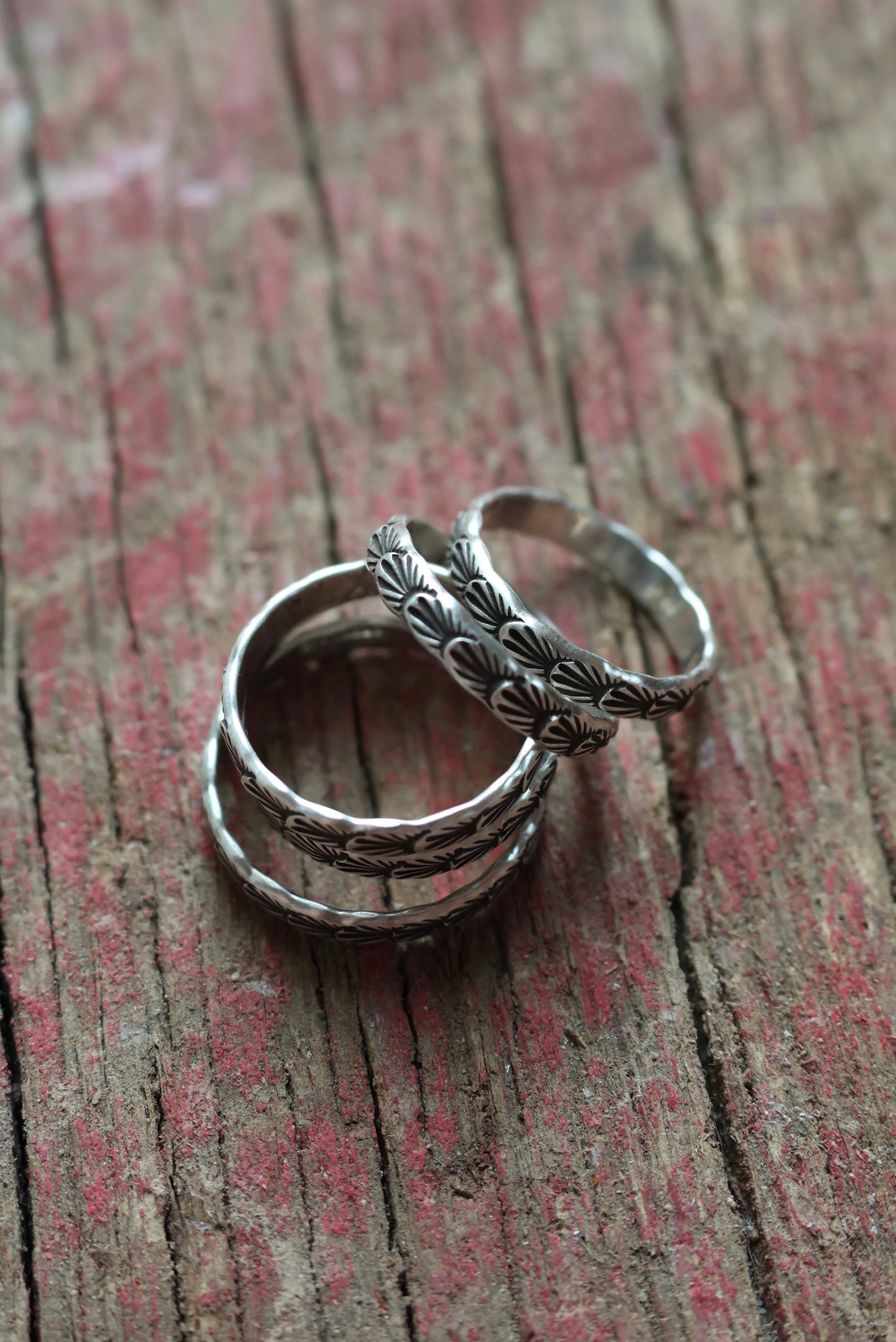 Stamped Stacking Ring