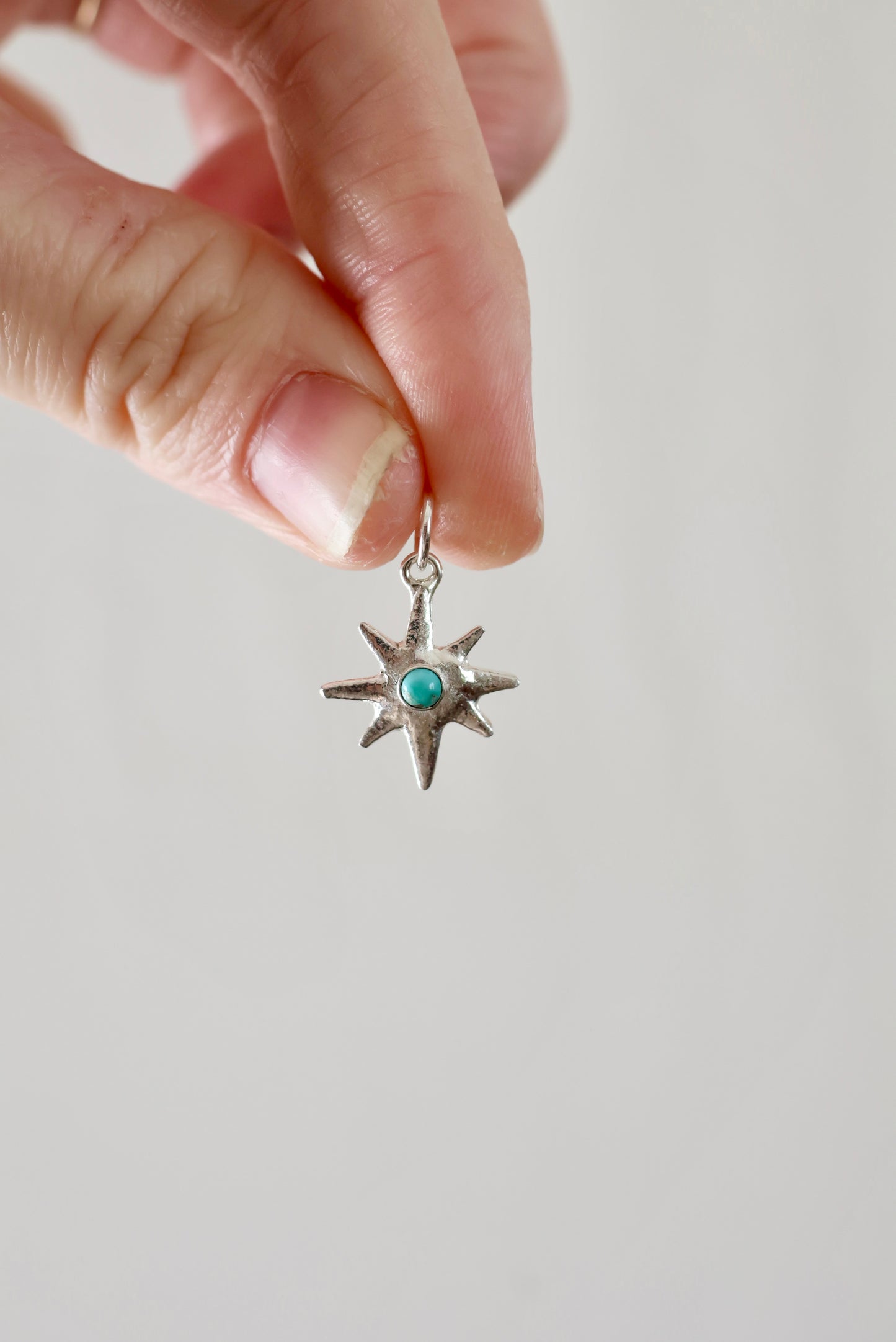 Turquoise Star Charm