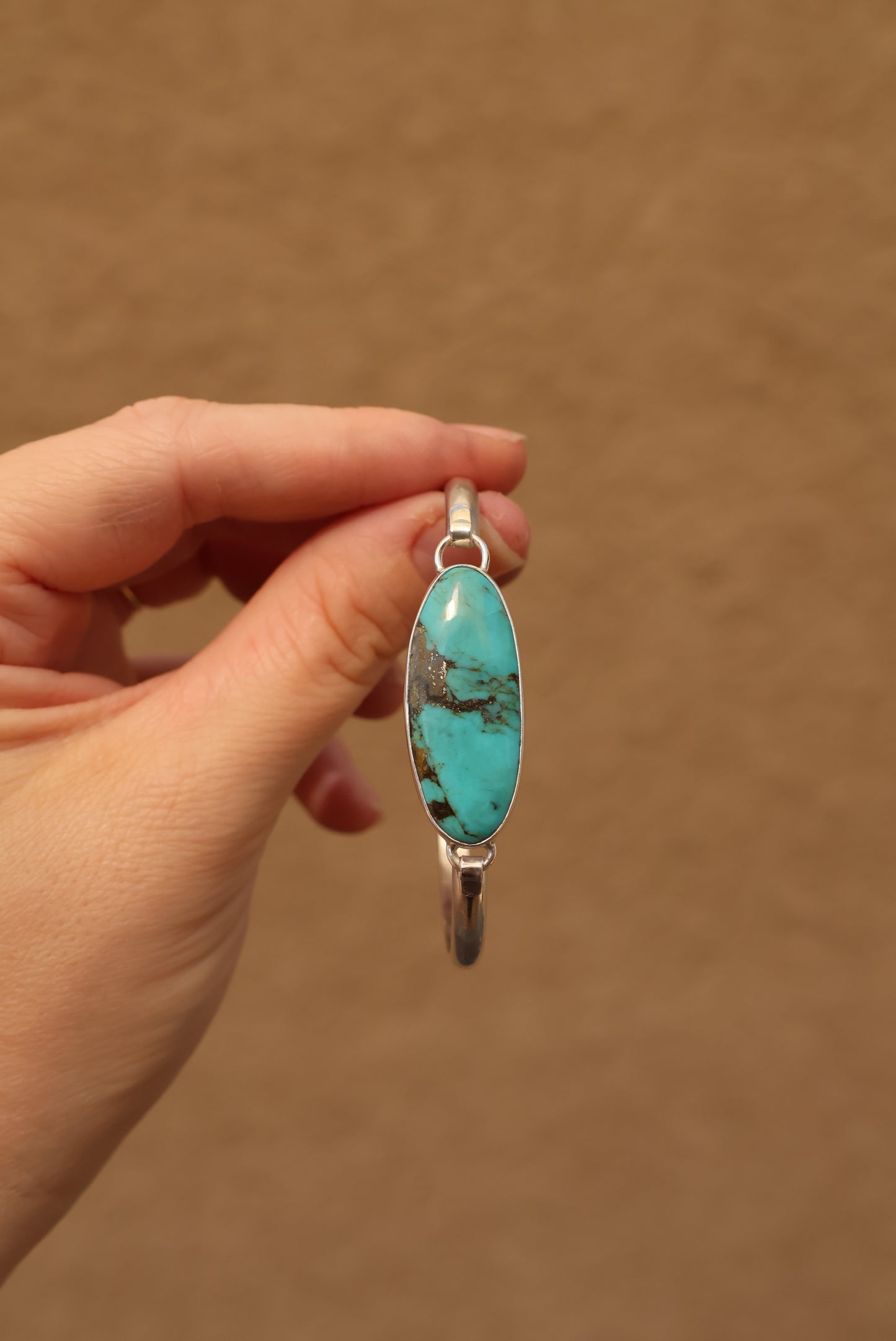 Kingman Turquoise Cuff with Hinge