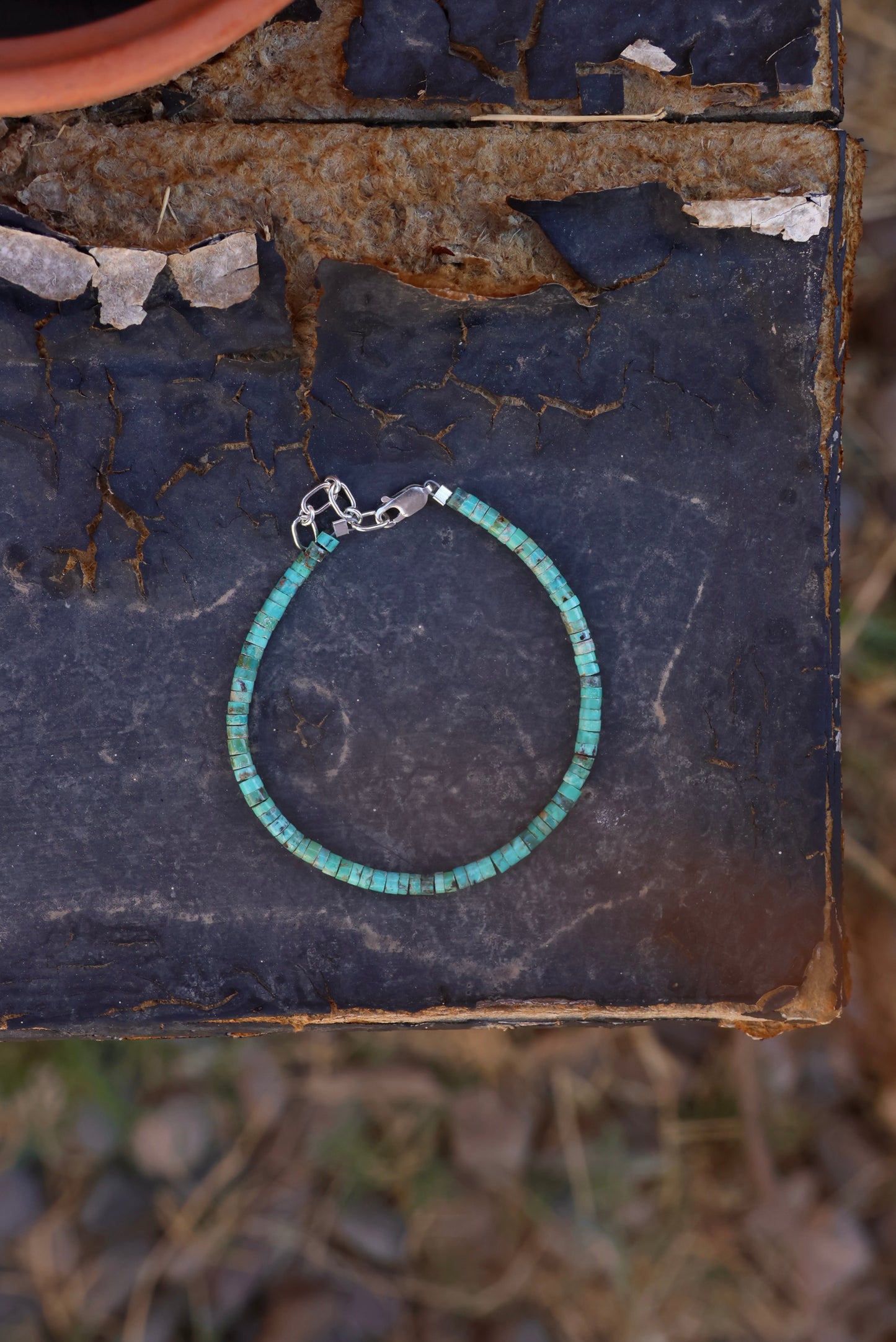 Heishi Kingman Turquoise Bracelet