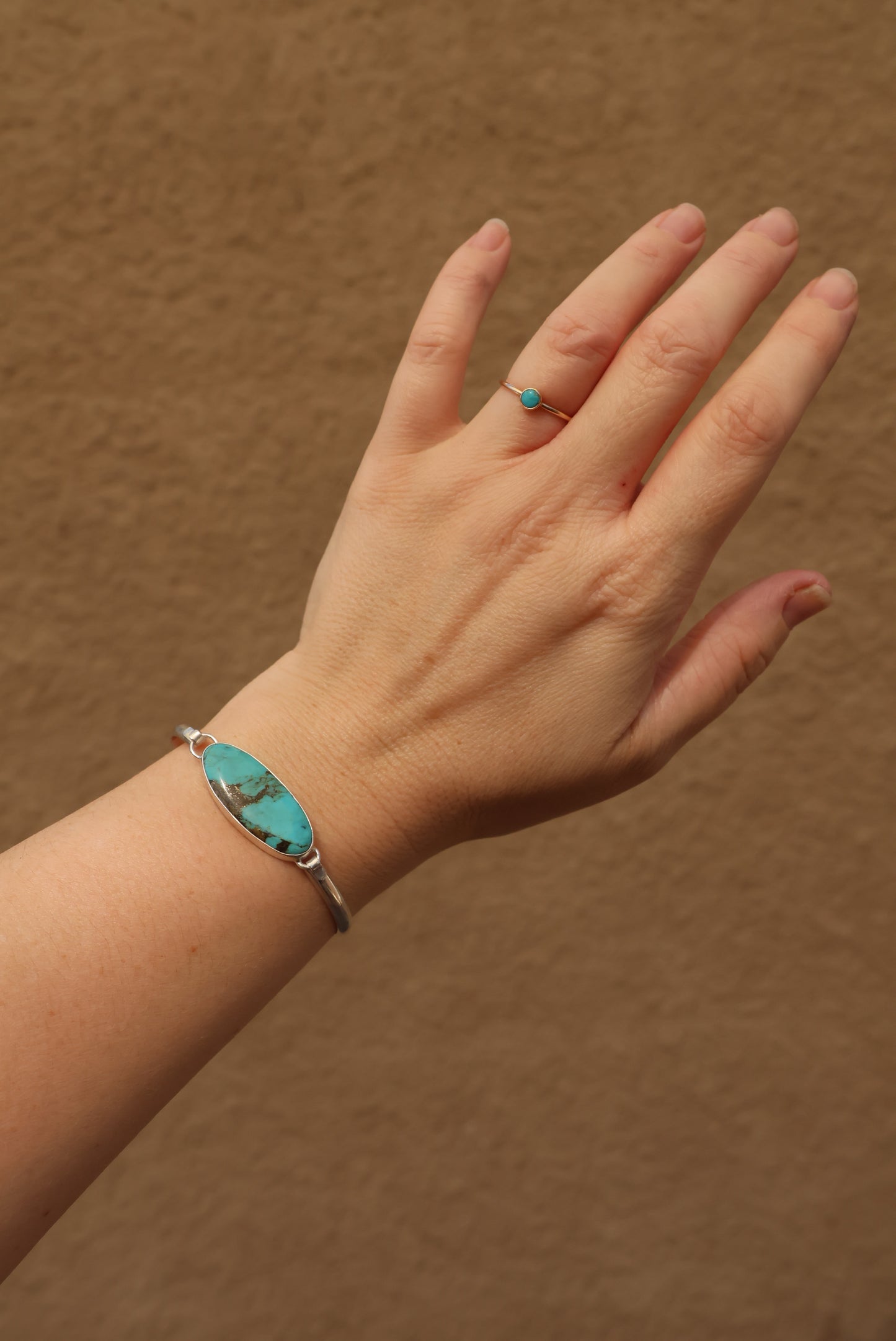 Kingman Turquoise Cuff with Hinge