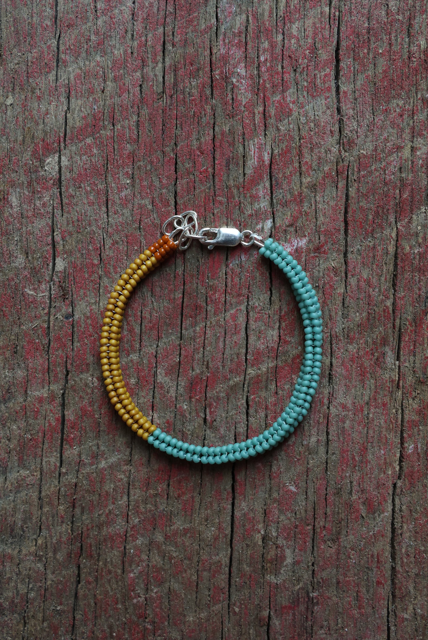 Handwoven Seed Bead Rope Bracelet