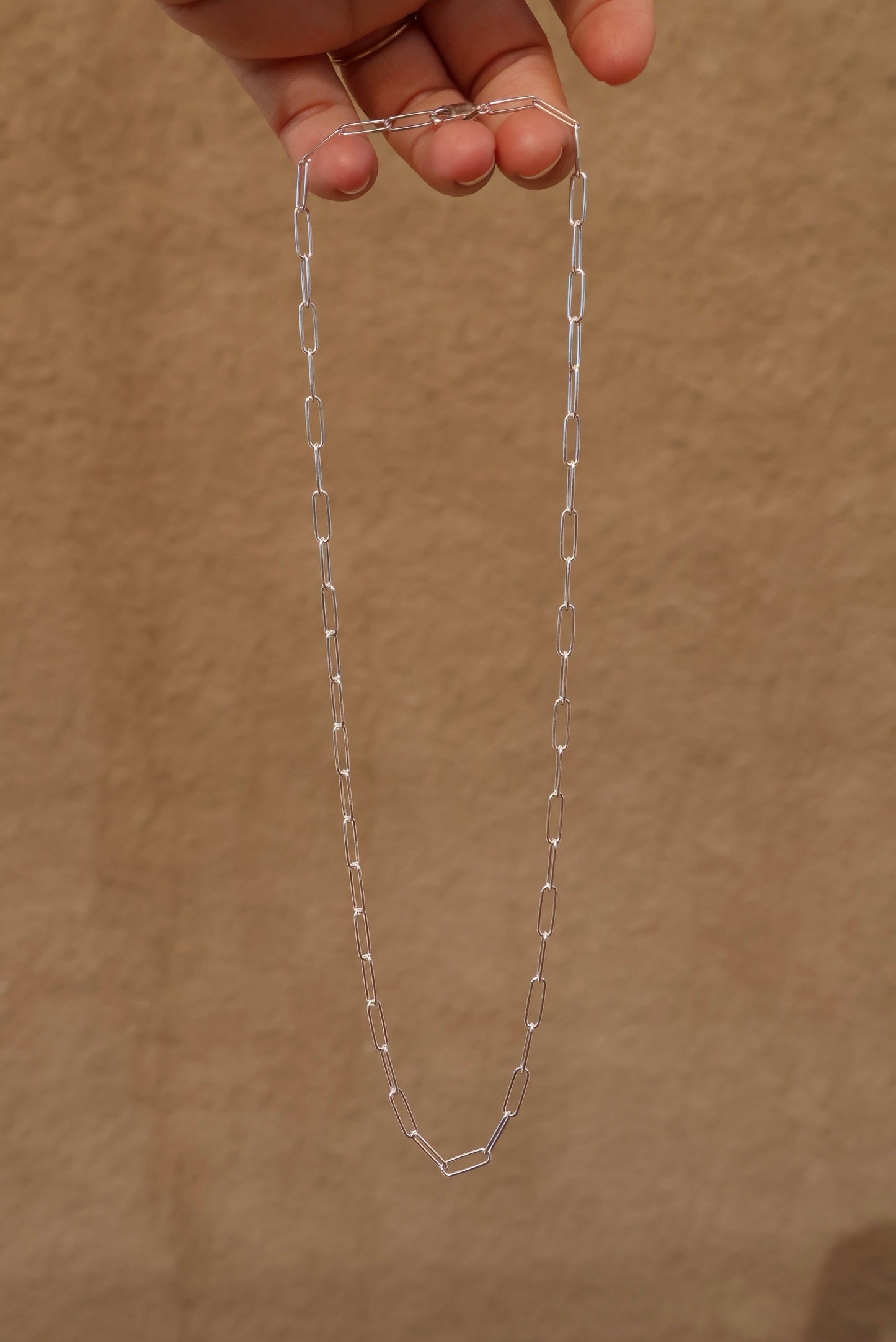 Paper Clip Chain - 3.5mm 18”