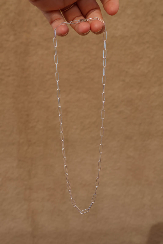 Paper Clip Chain - 3.5mm 18”