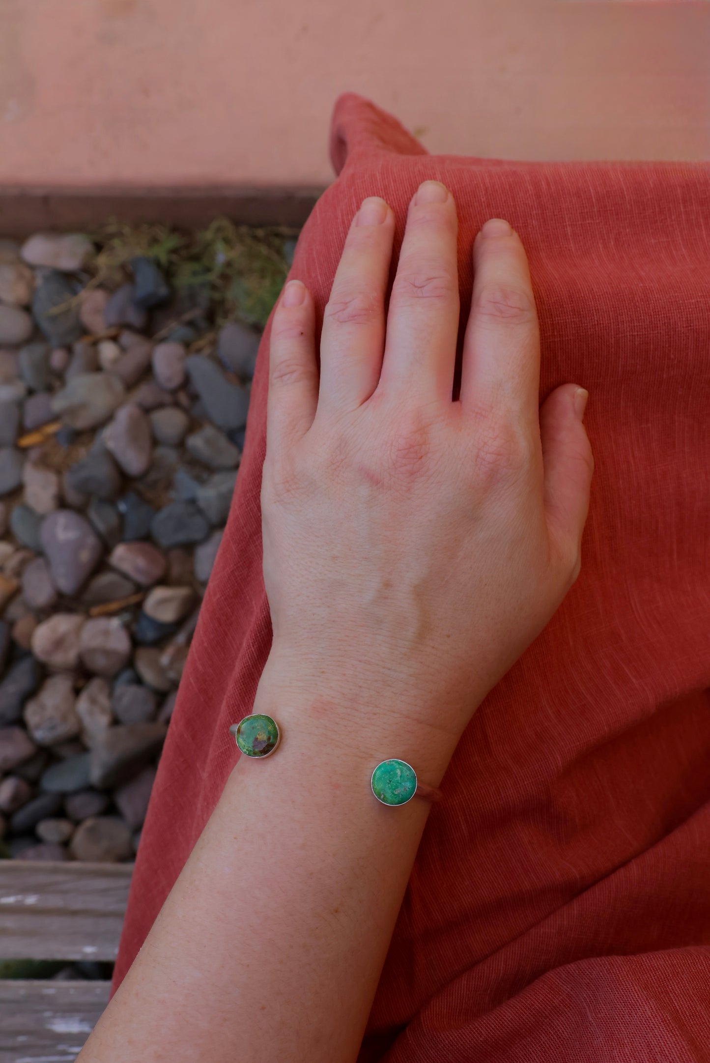 Double Verde Valley Turquoise Cuff