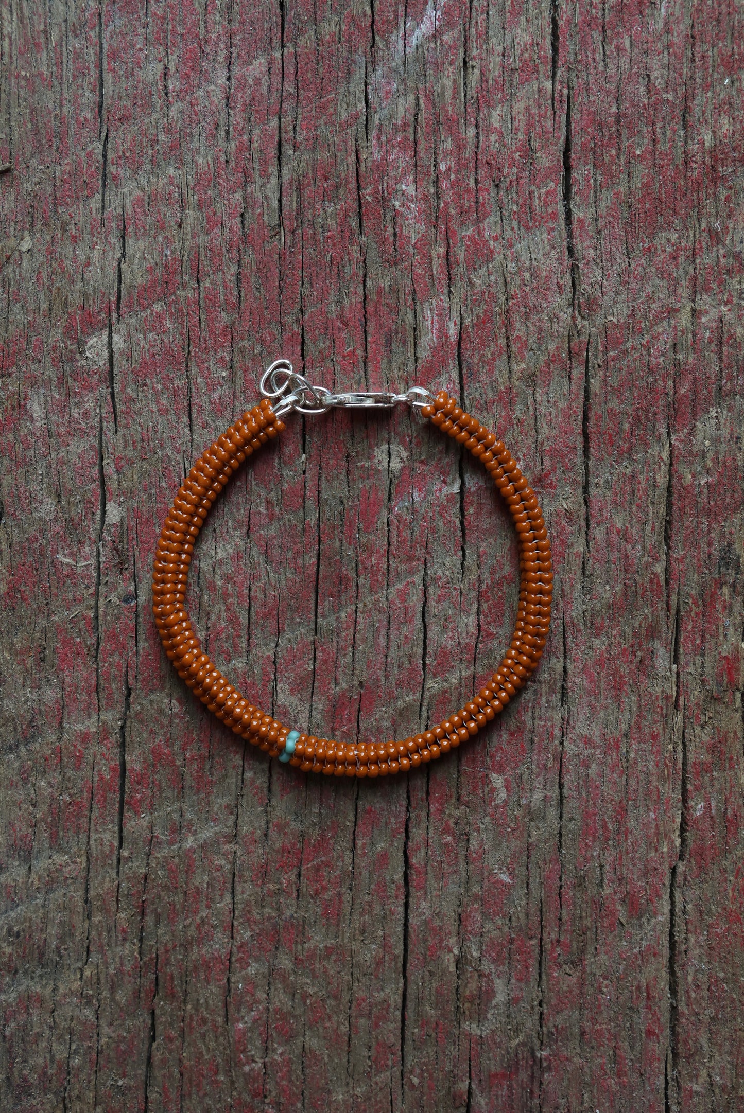 Handwoven Seed Bead Rope Bracelet