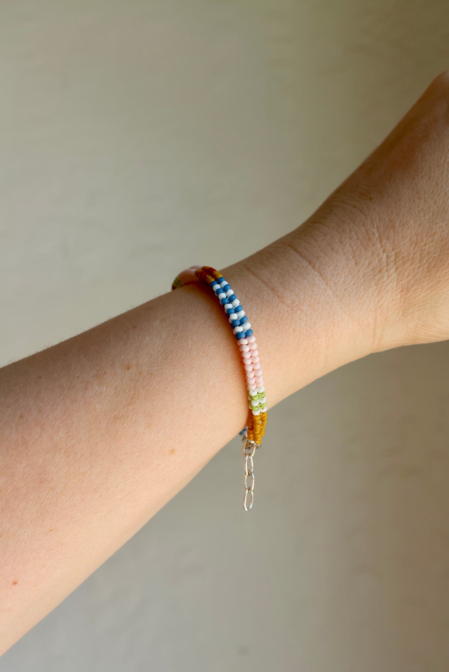 Handwoven Seed Bead Rope Bracelet