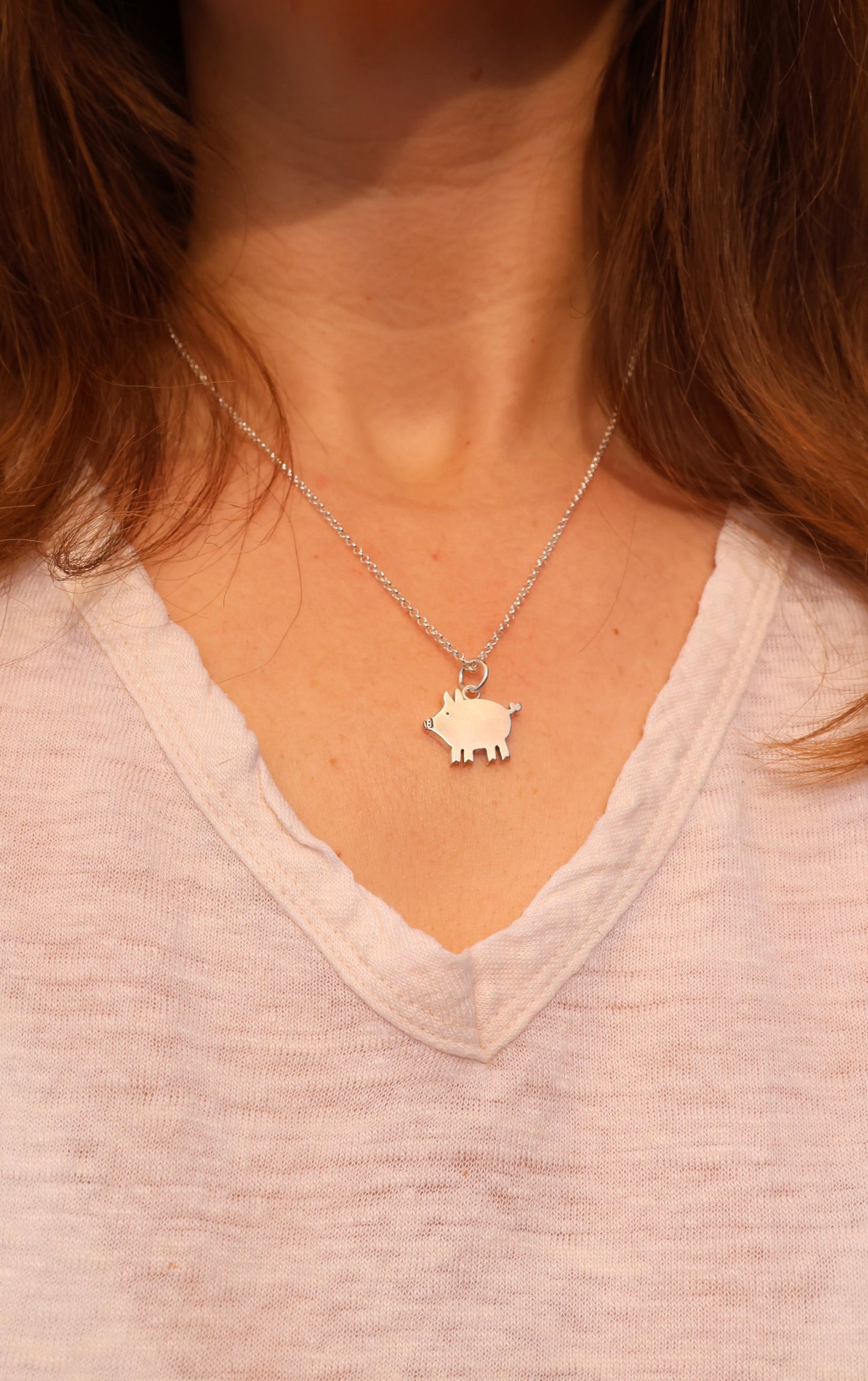 Pig Necklace