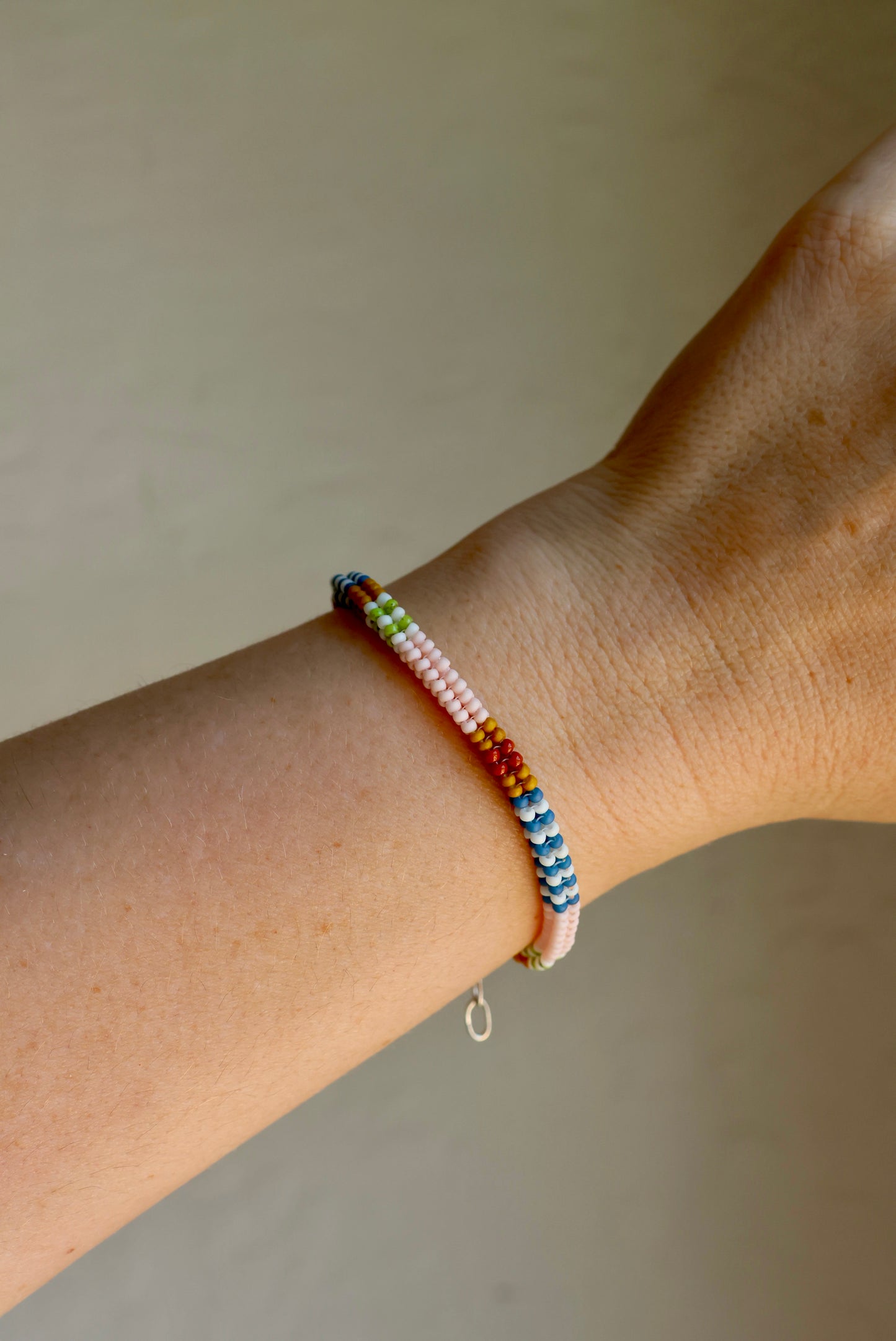 Handwoven Seed Bead Rope Bracelet