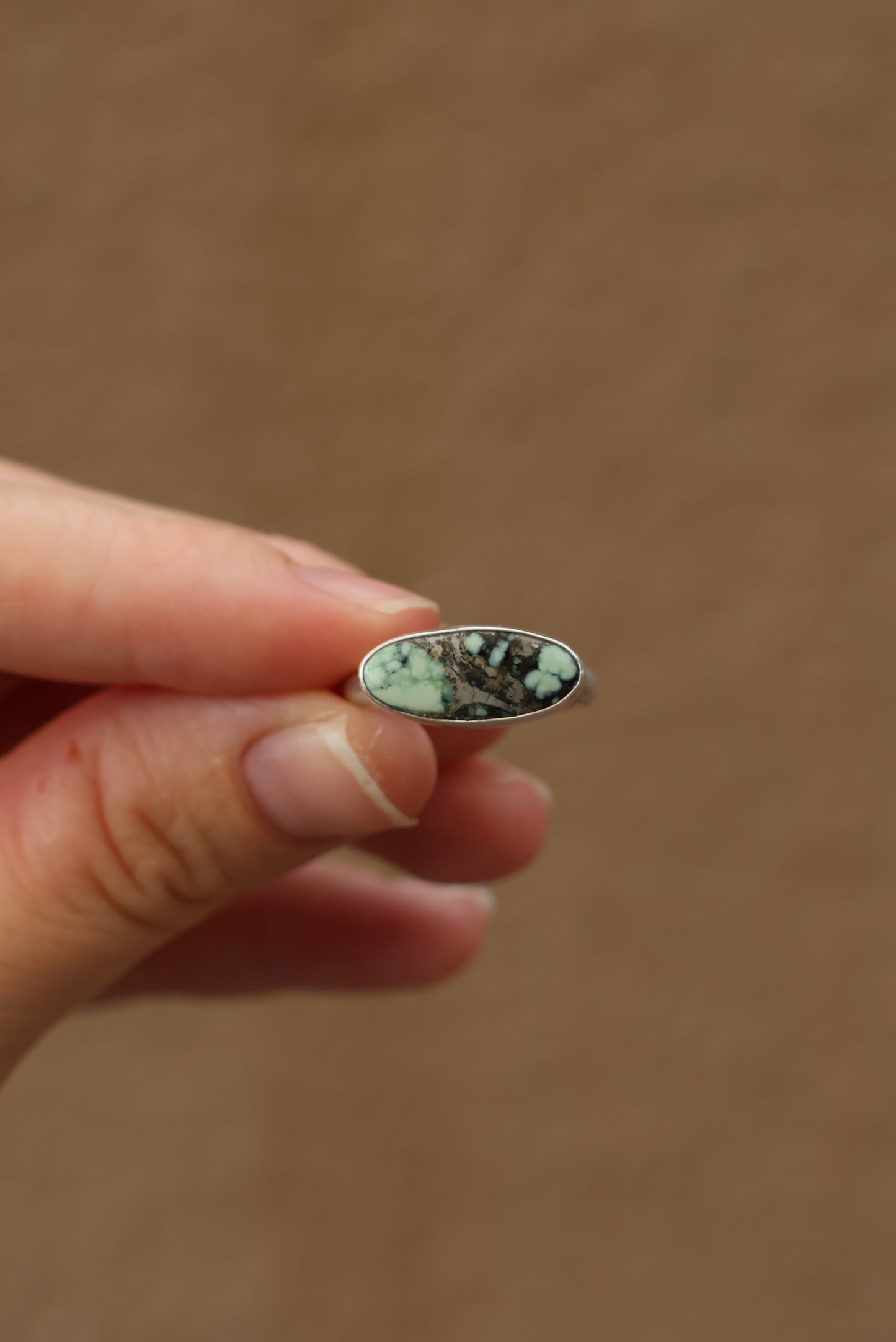 Angel Wing Variscite Ring