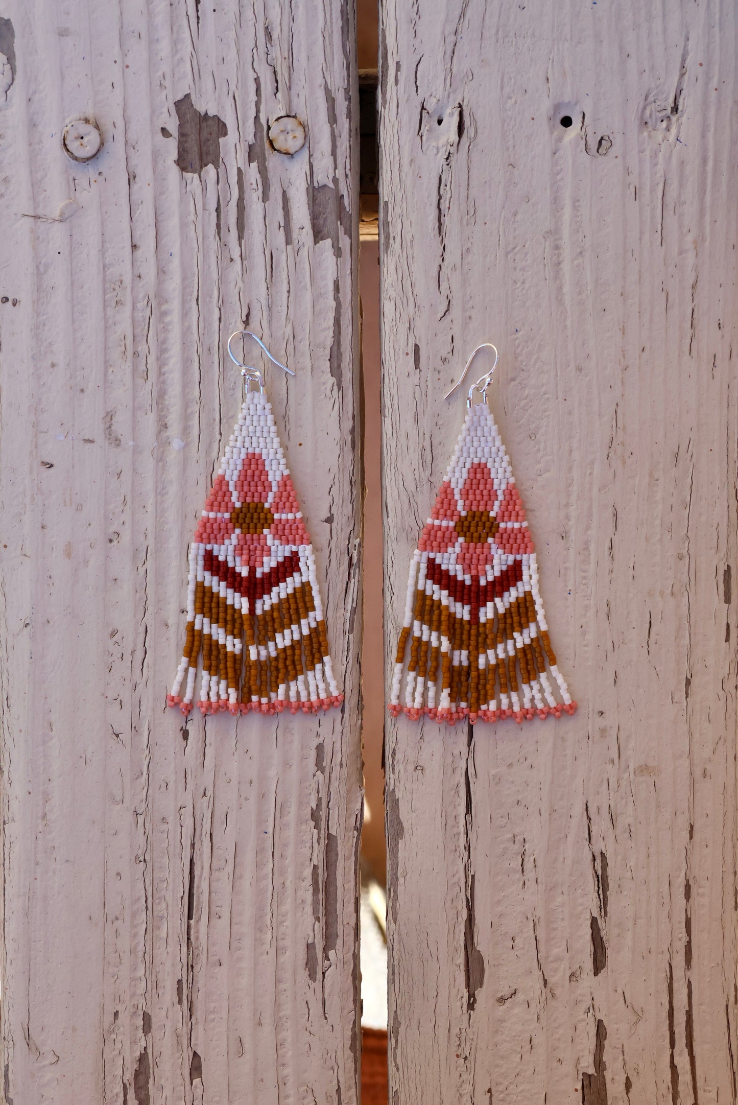 Retro Flower Fringe Earrings