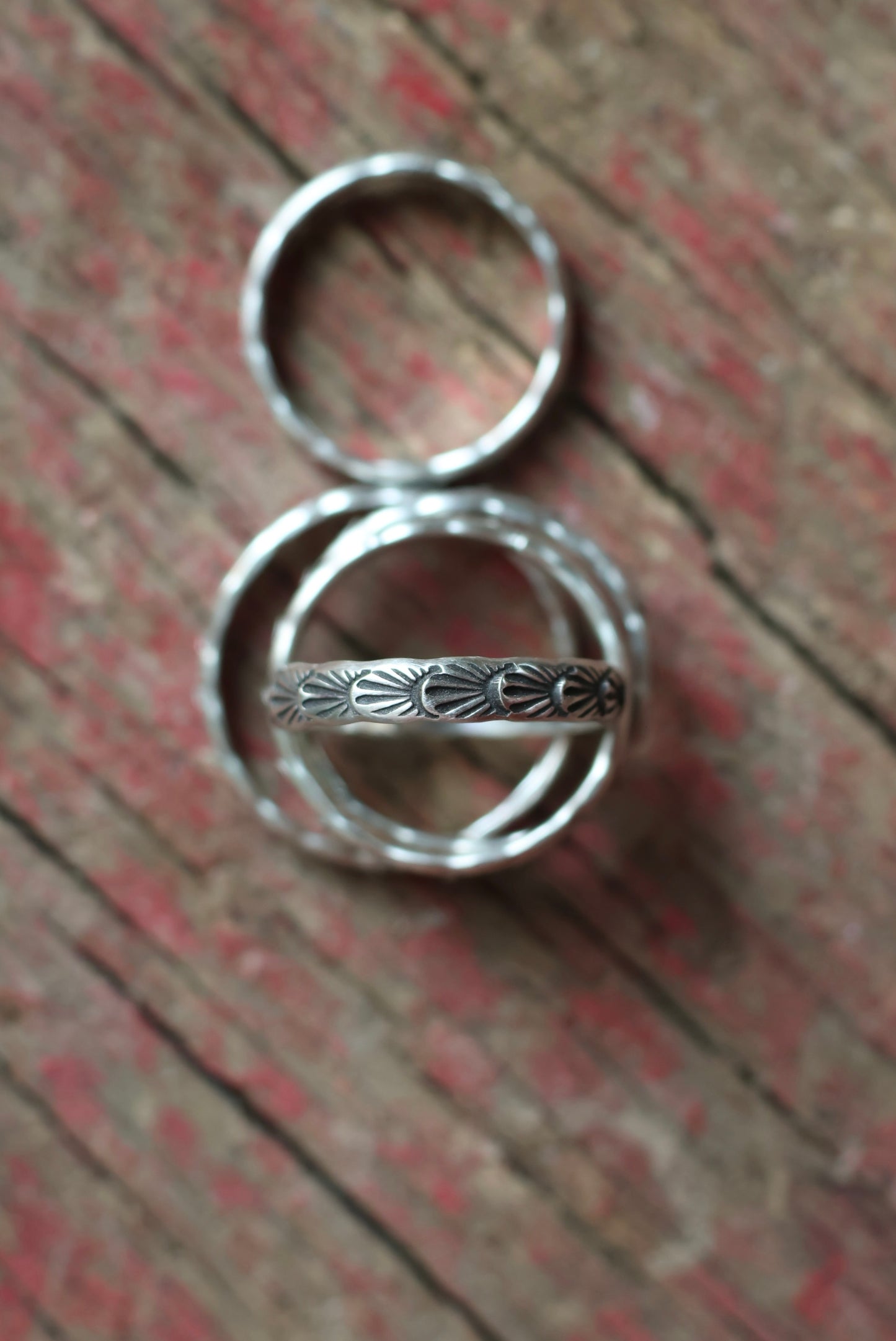 Stamped Stacking Ring