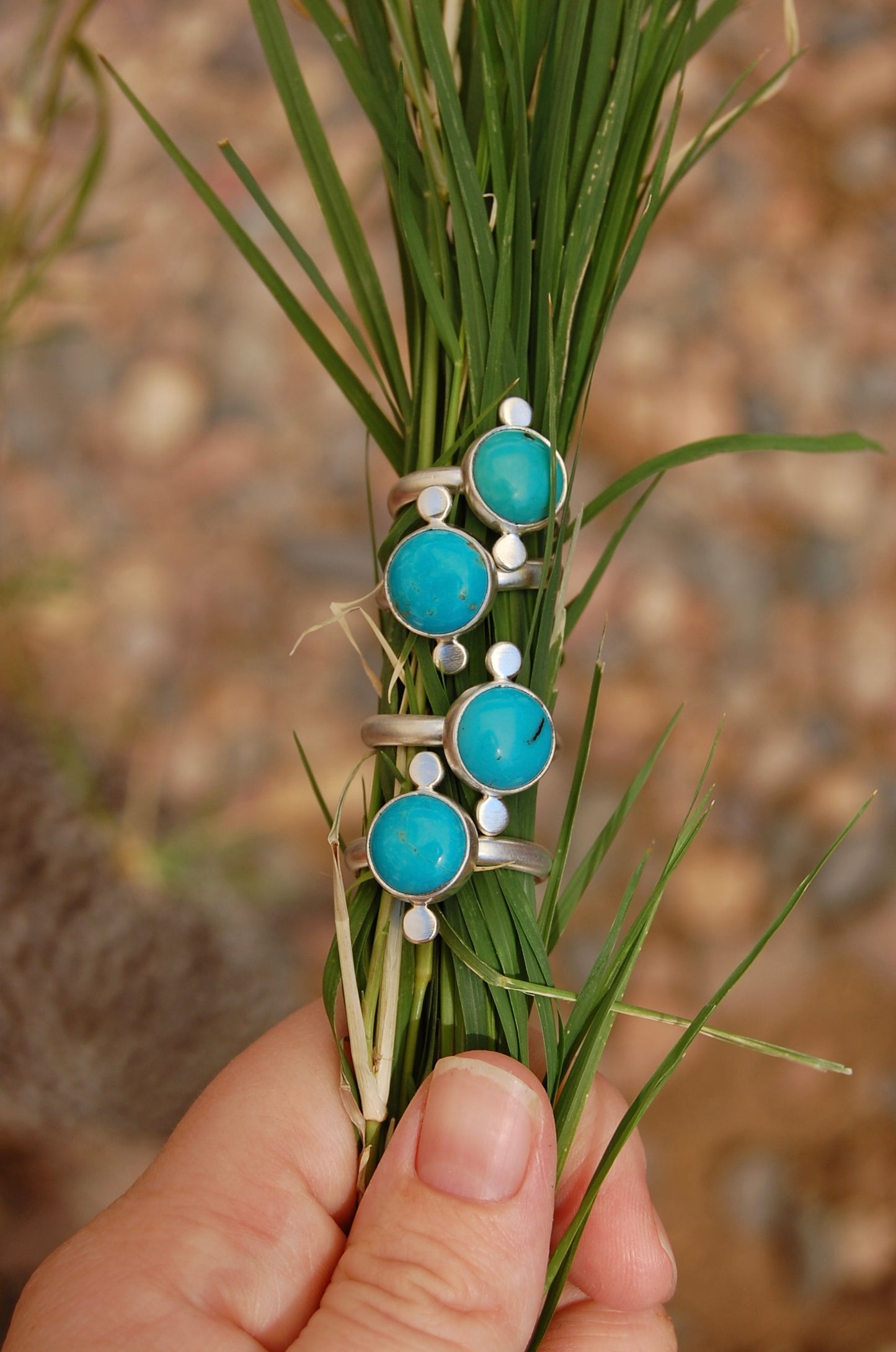 Turquoise Moon Ring