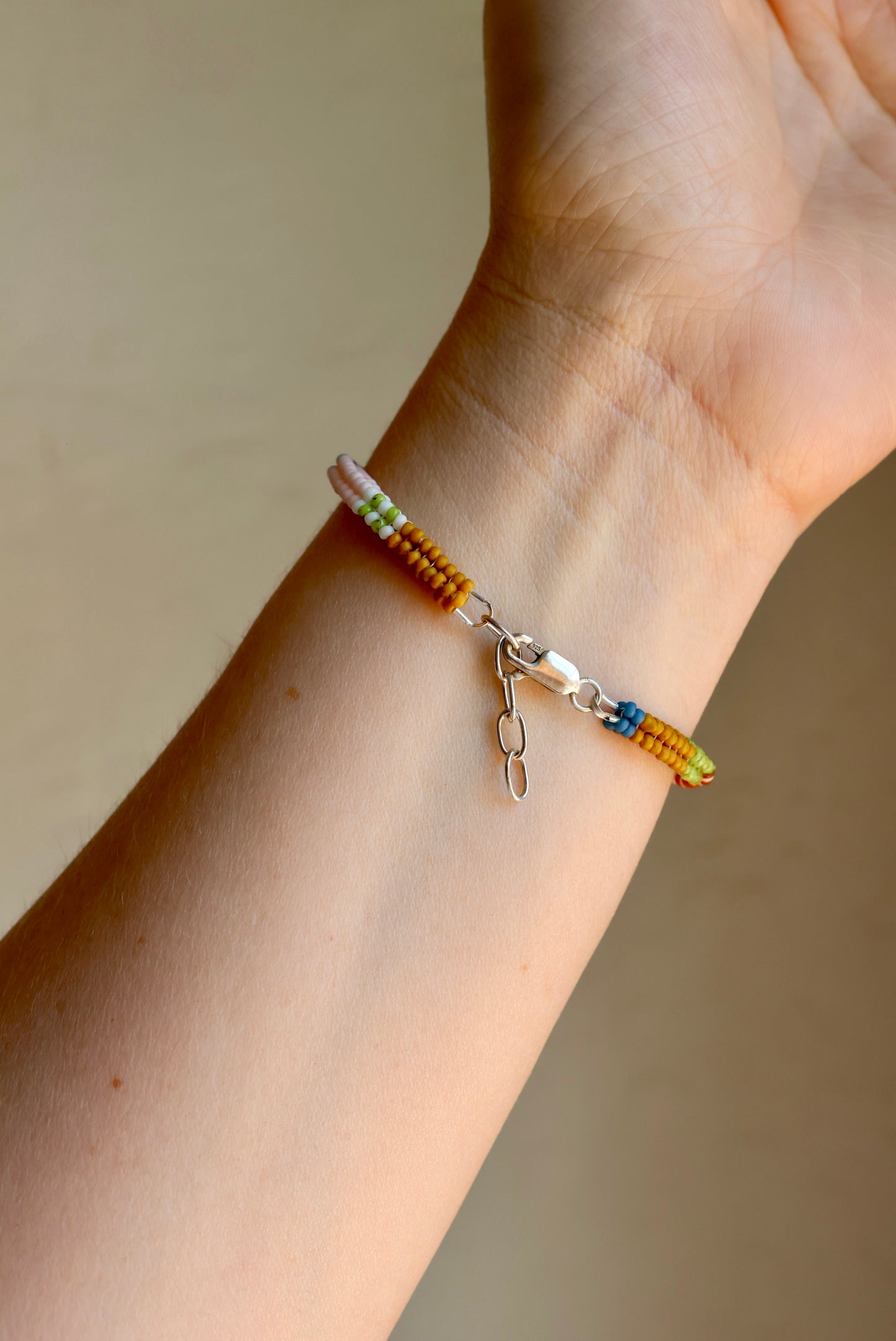 Handwoven Seed Bead Rope Bracelet