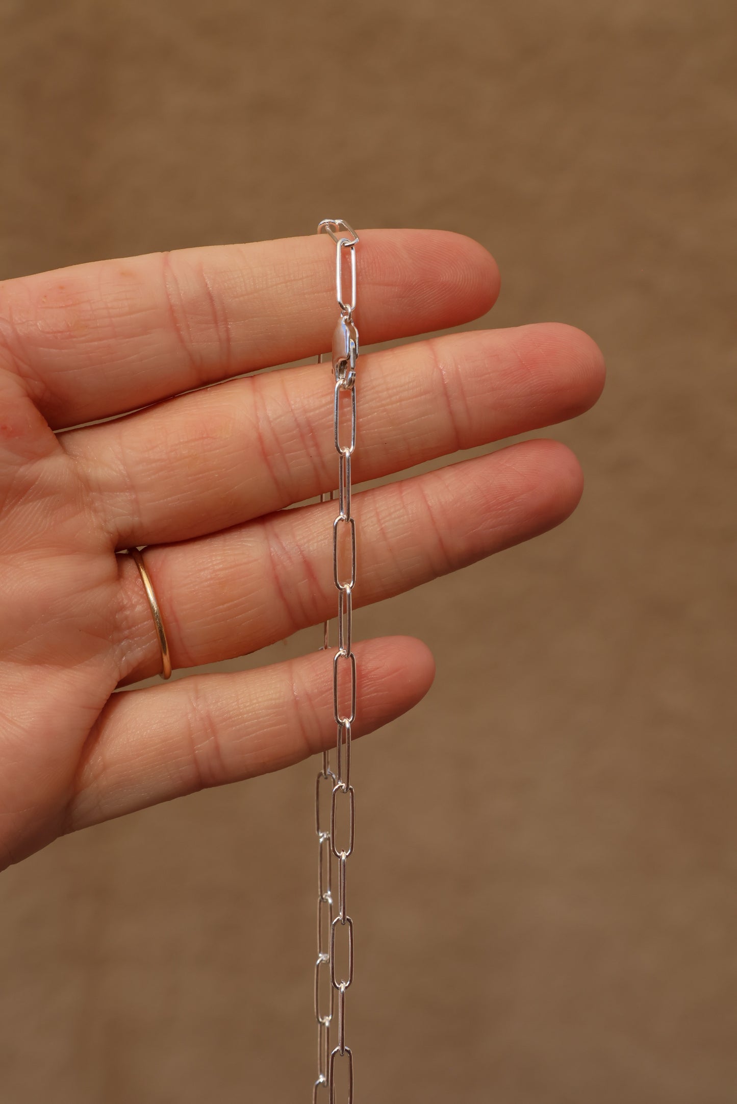Paper Clip Chain - 3.5mm 18”