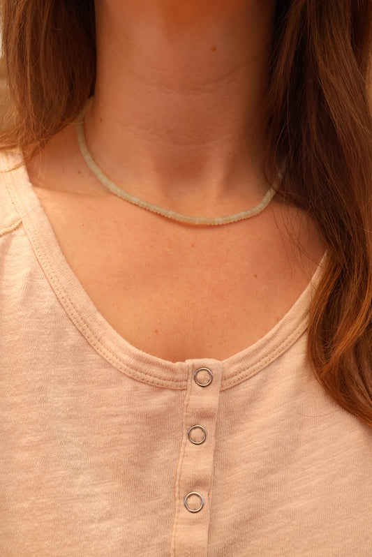 New Jade Beaded Necklace