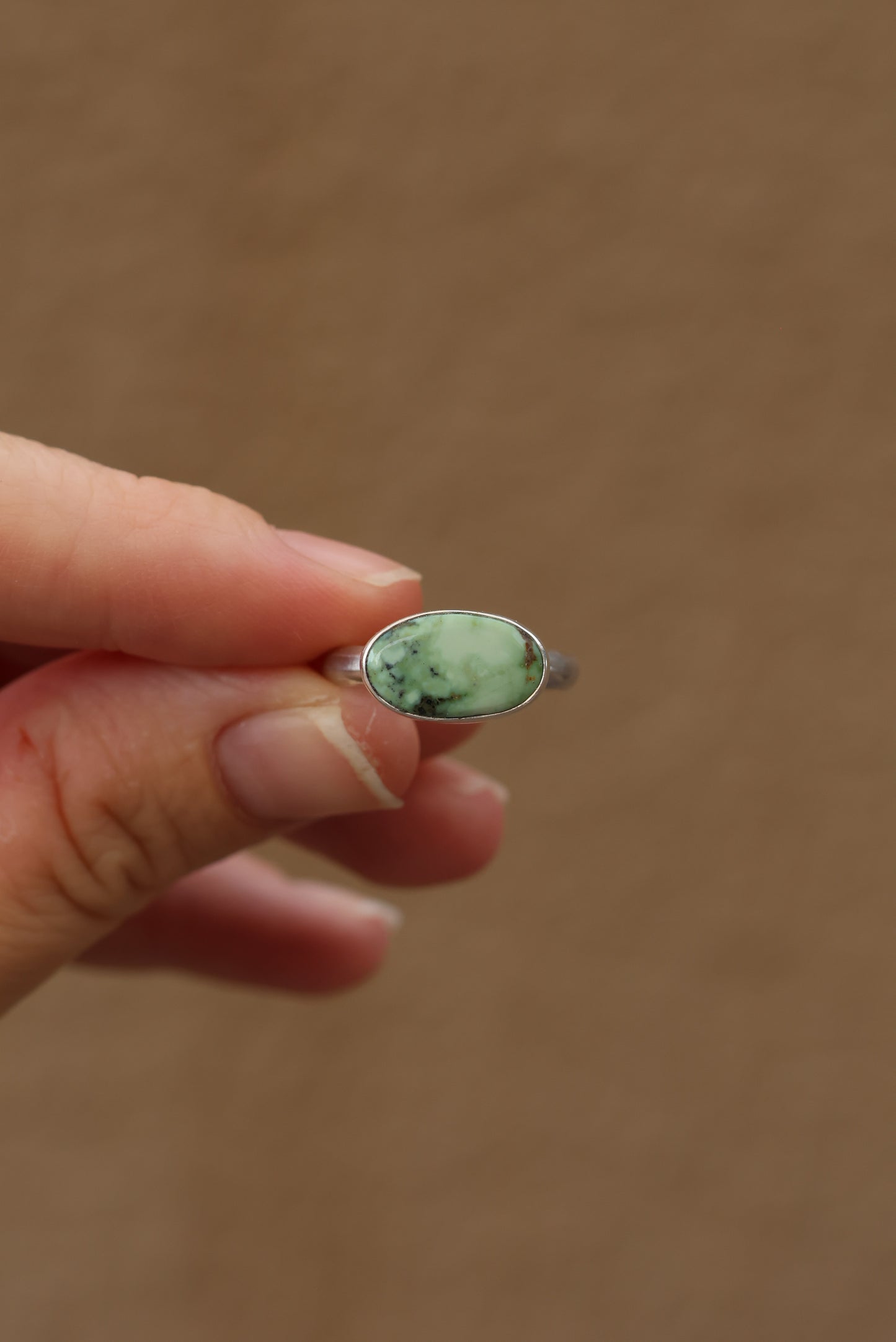 Angel Wing Variscite Ring
