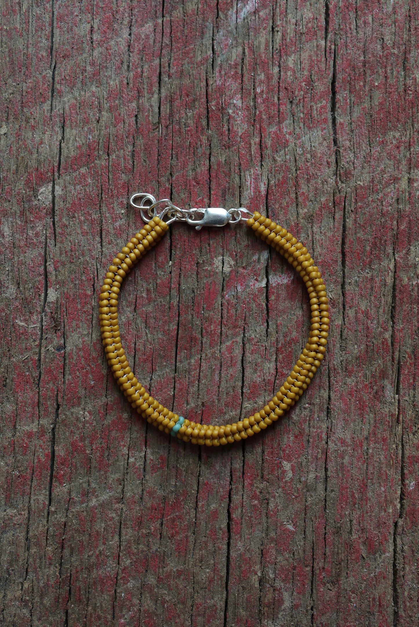 Handwoven Seed Bead Rope Bracelet