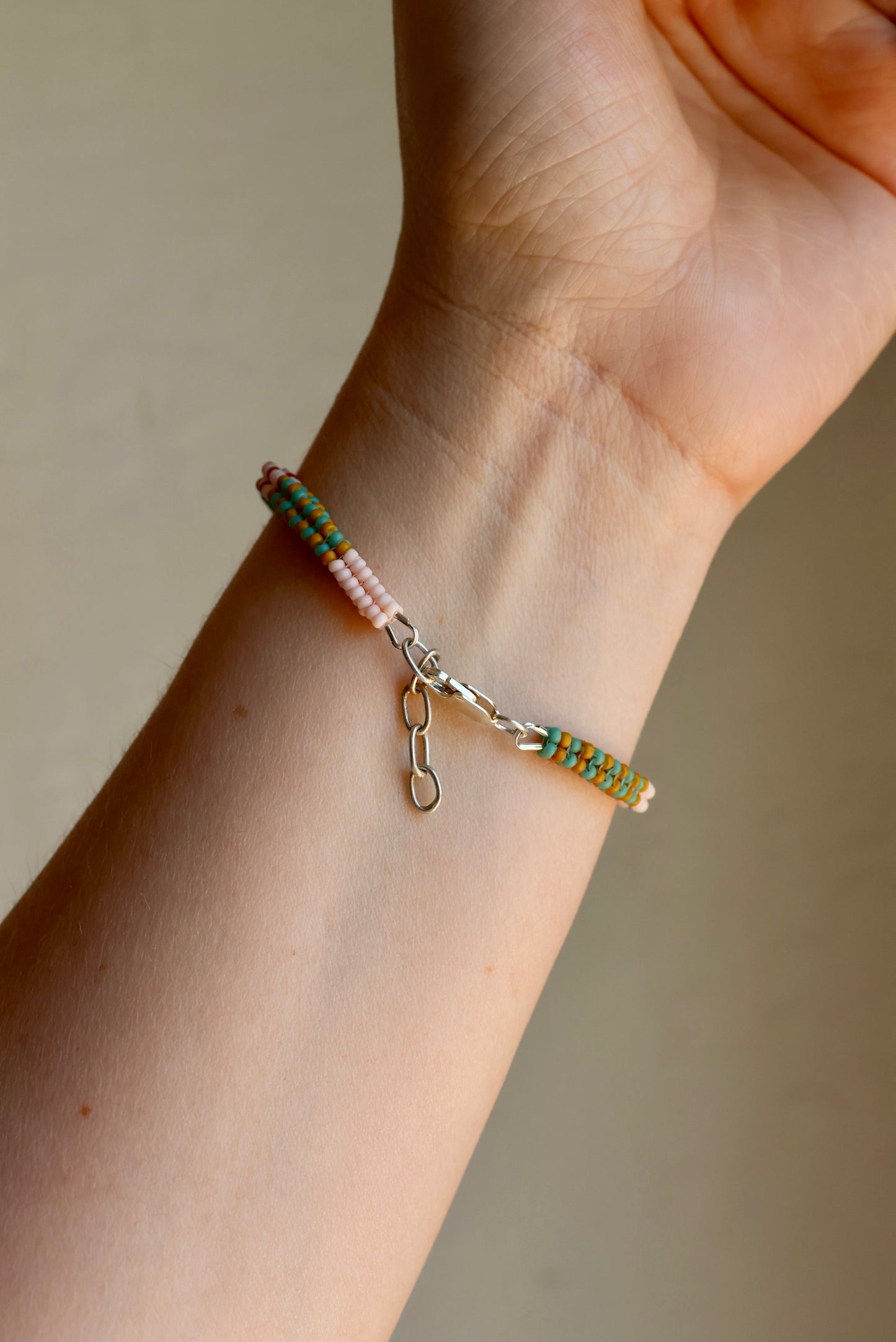 Handwoven Seed Bead Rope Bracelet