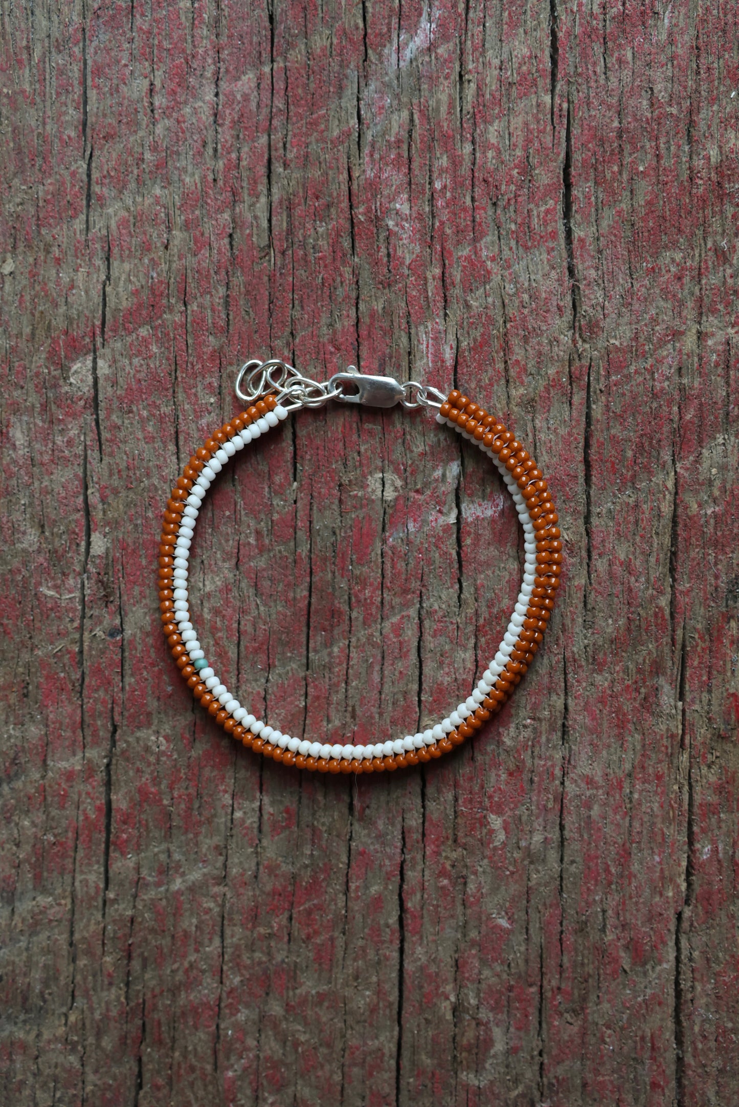 Handwoven Seed Bead Rope Bracelet