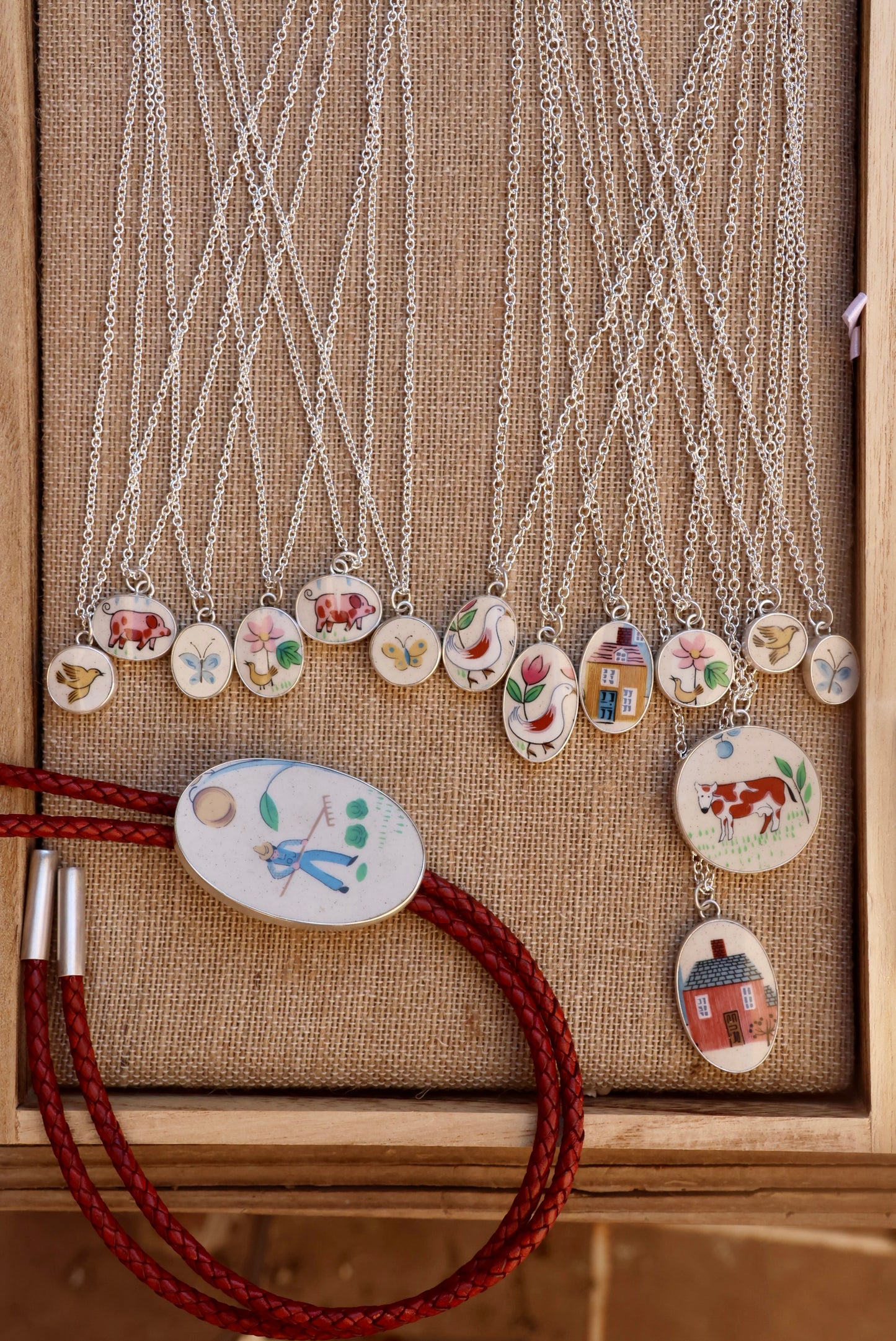 Blue Butterfly Necklace (Slightly Smaller One)