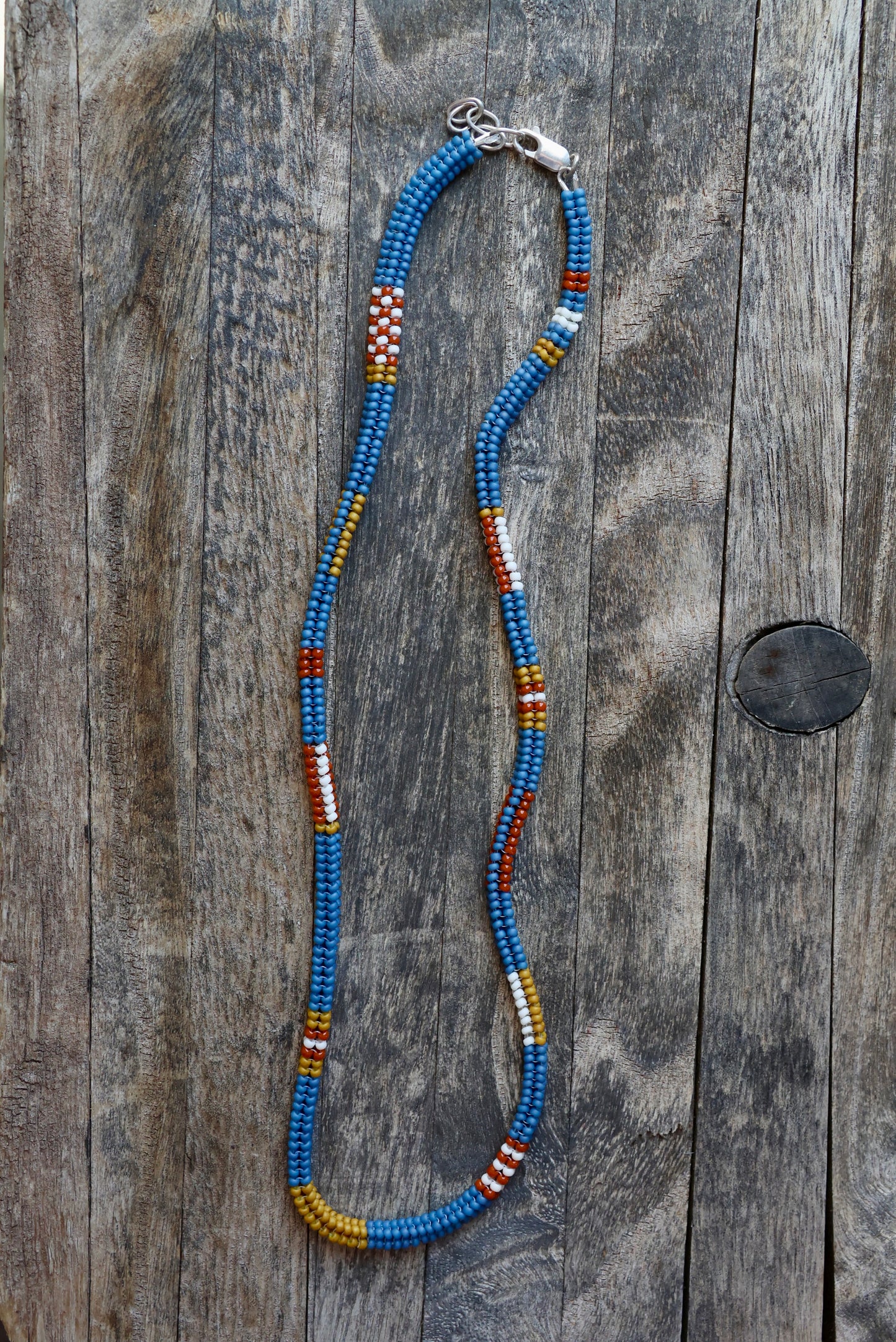 Handwoven Seed Bead Rope Necklace