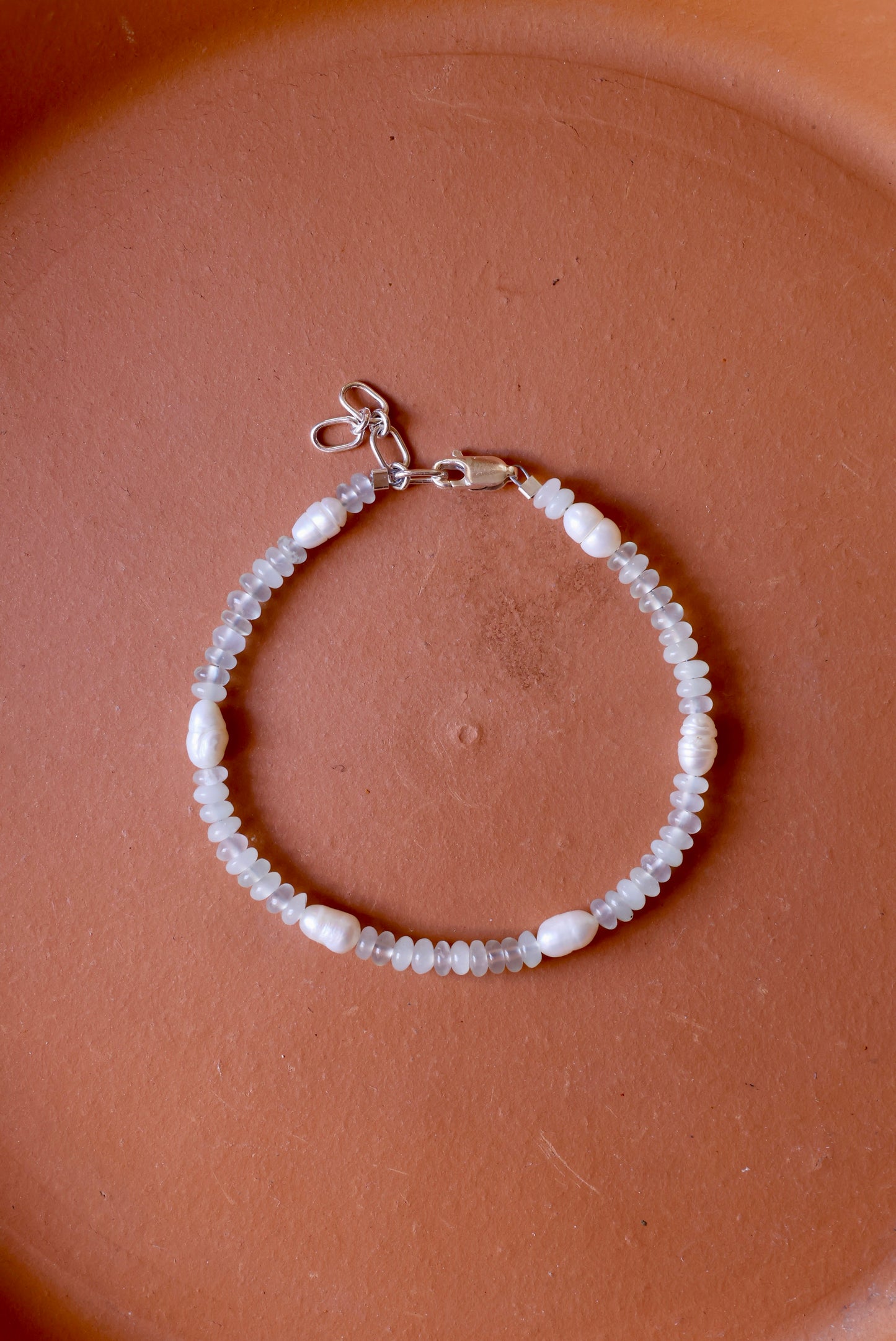 Adventurine and Pearl Bracelet